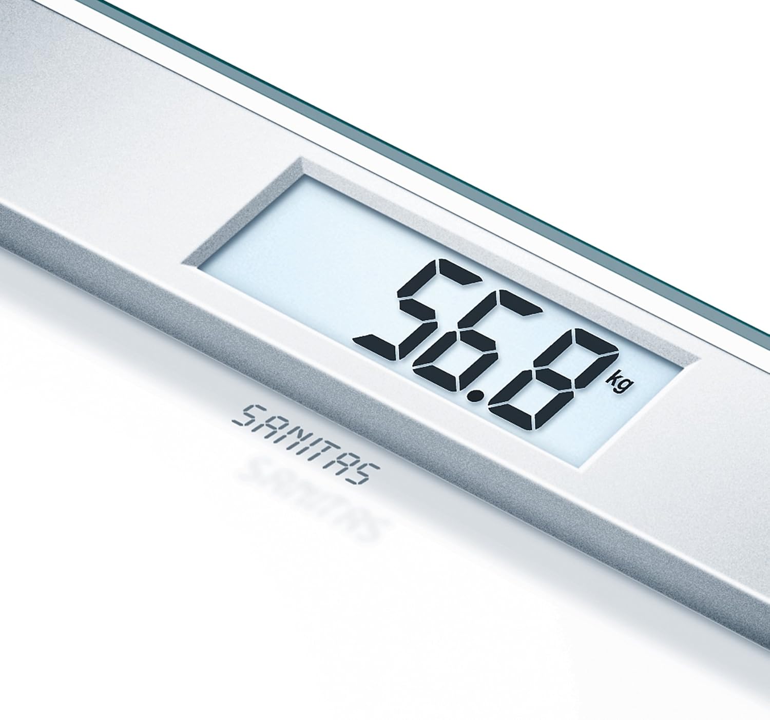 Close-up of a scale corner sensor