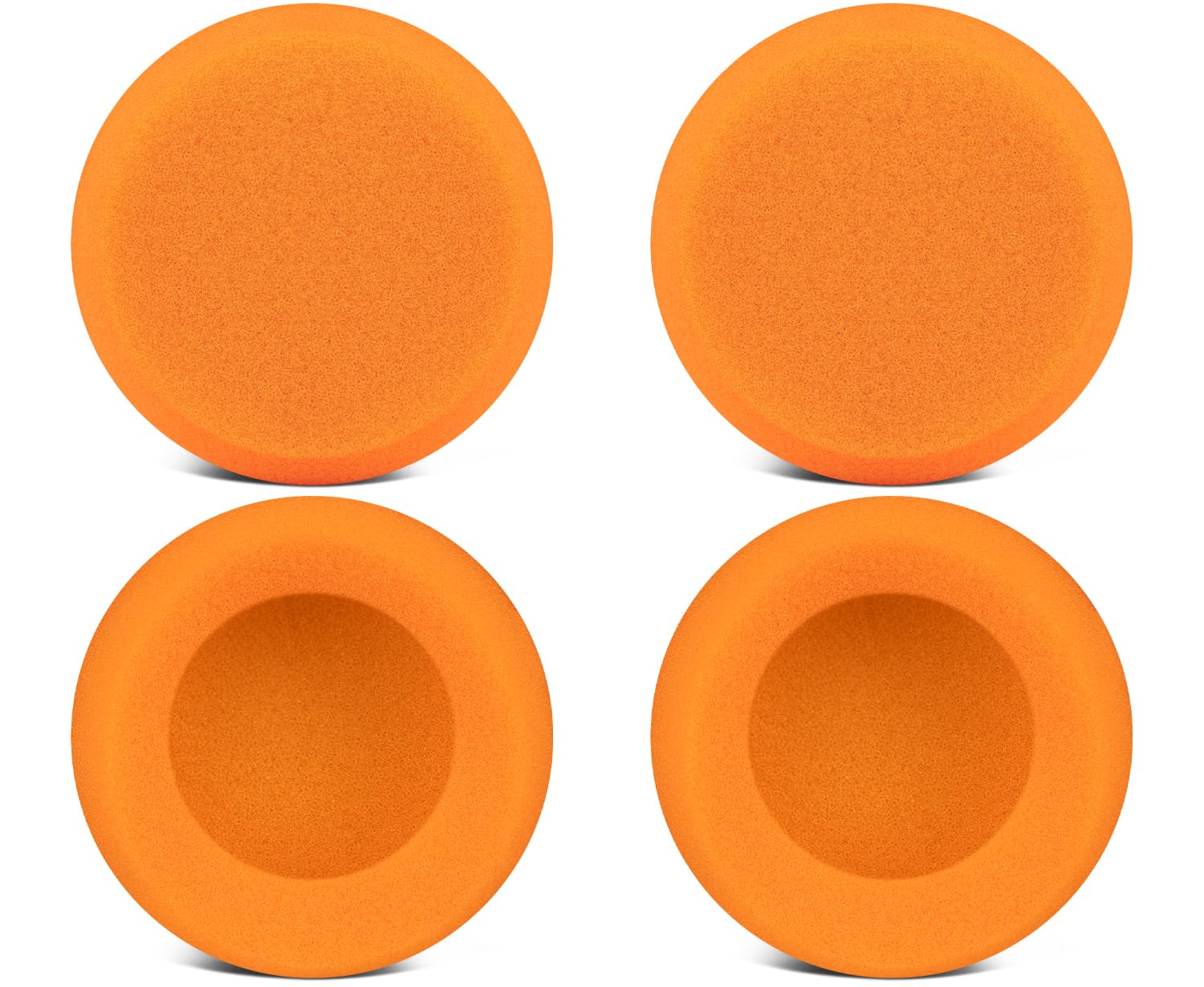 SOULWIT 4Pcs Replacement Earpads for JLab Rewind/Rewind 2 Wireless Retro Headphones, Soft and Durable Sponge Ear Pads Cushions with High-Density Foam