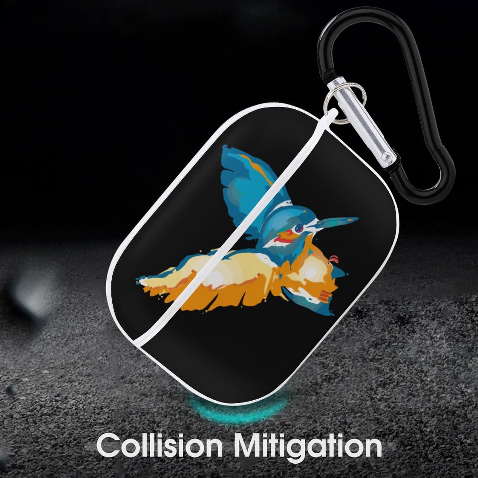 Amazon | カワセミ 鳥柄 AirPods Pro2 ケース 2022年9月発売 シロ