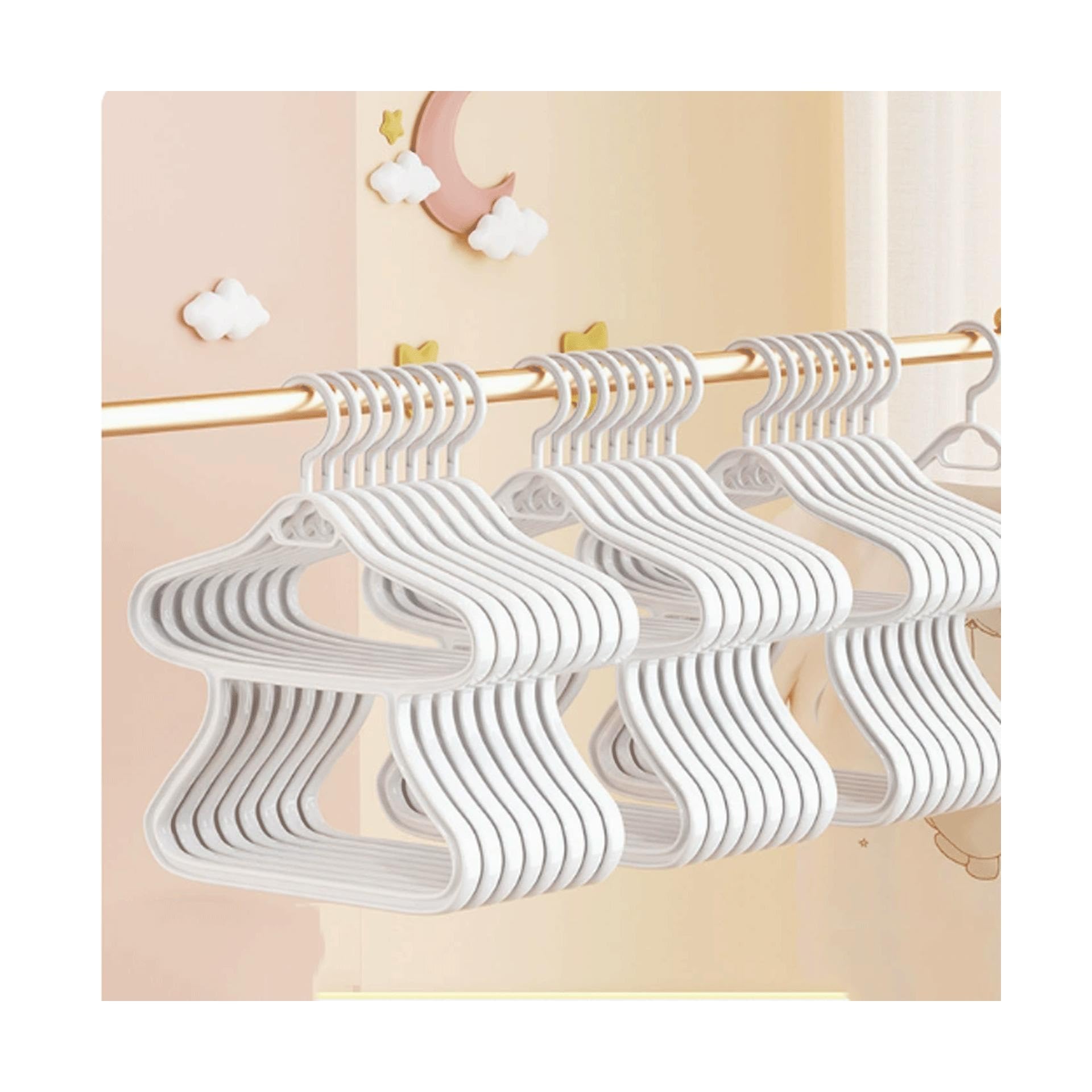 10 Pack Children's Clothes Hanger Set Clothes Coat hanger