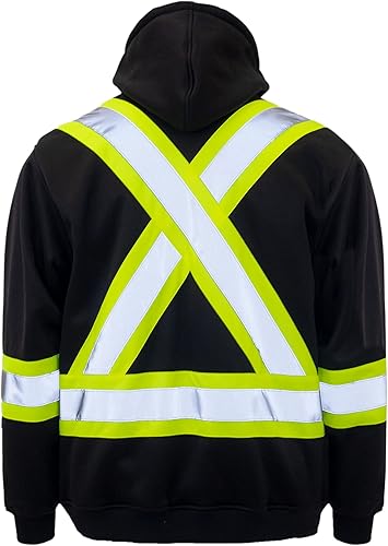 Miniatura 9 de JORESTECH Suéter de seguridad de alta visibilidad  Dos tonos reflectantes X en la espalda  ANSIISEACSA Z96