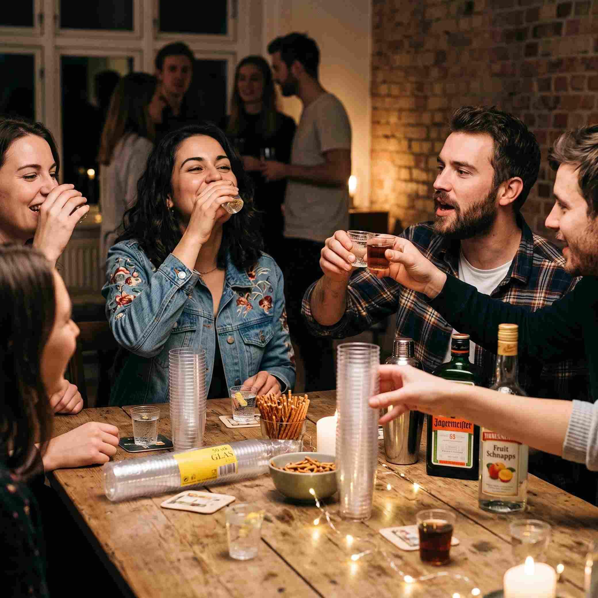 Needforsweet 1000 bicchieri da liquore in plastica, 2 cl/20 ml, bicchieri da liquore in polipropilene, riutilizzabili, per feste e divertimento