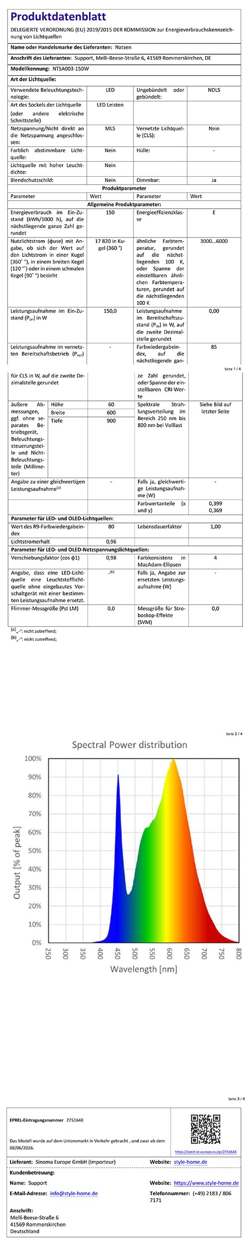 150W LED Deckenleuchte voll dimmbar mit Fernbedienung 3000-6000K | Rechteckige Deckenleuchte aus Metall, modern Lampe für Wohnzimmer Schlafzimmer Büro,Schwarz(90x60x6cm)
