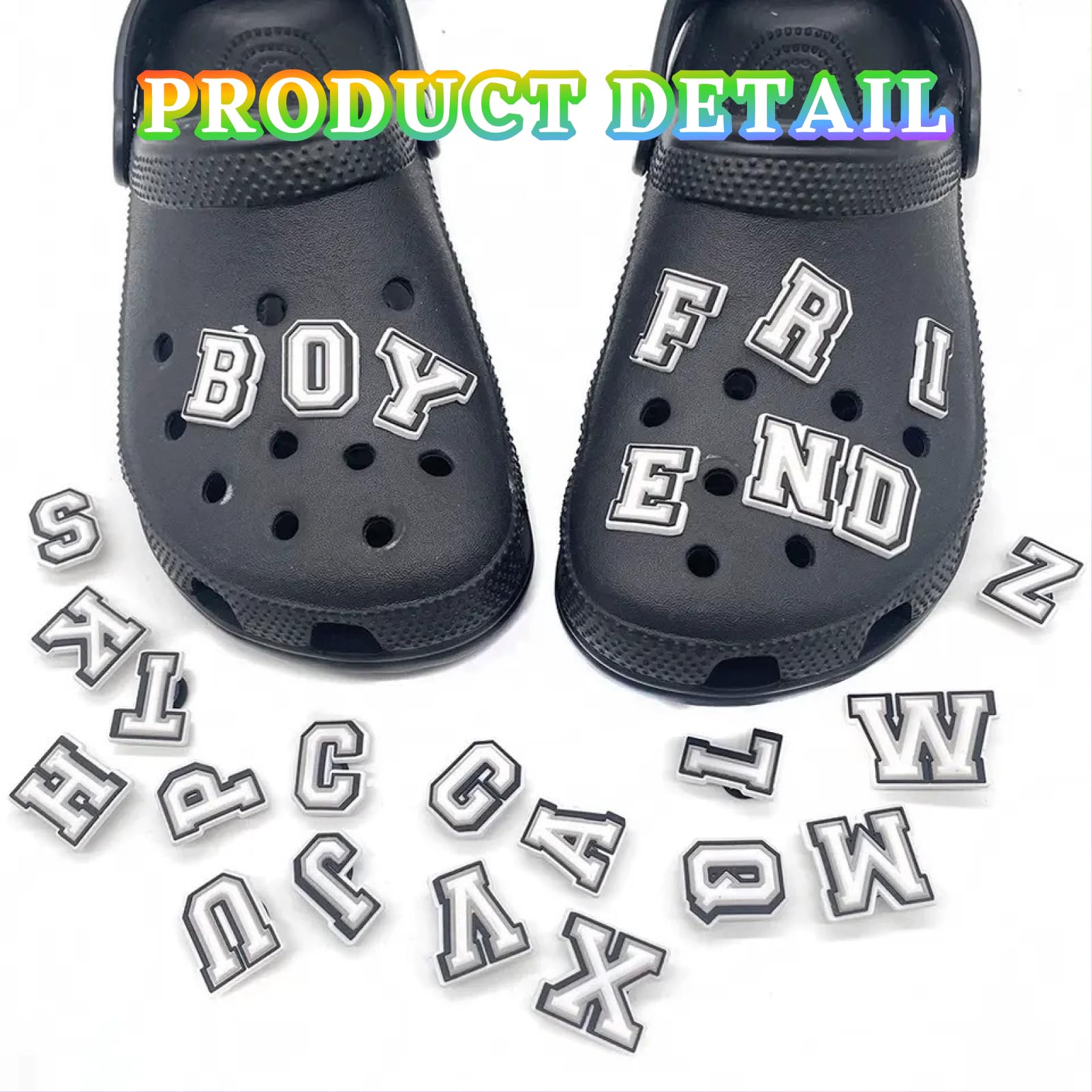RowGlow 37pcs Zapatos Charm Pins Adornos Para Croc Shoe Charm Accesorios Diy - 3