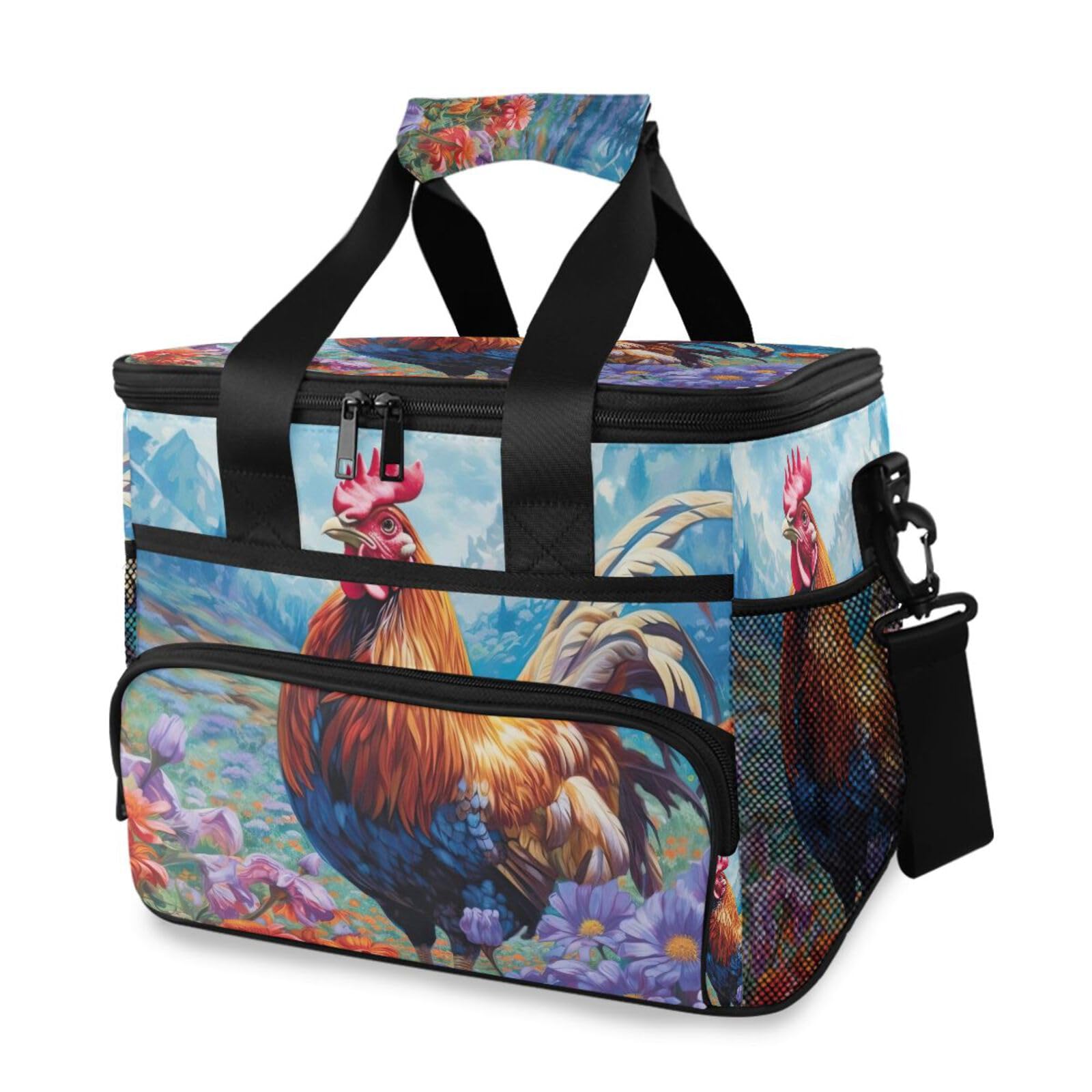 Amazon.com: ZENWAWA Chicken in Field Insulated Cooler Bag 24 Cans