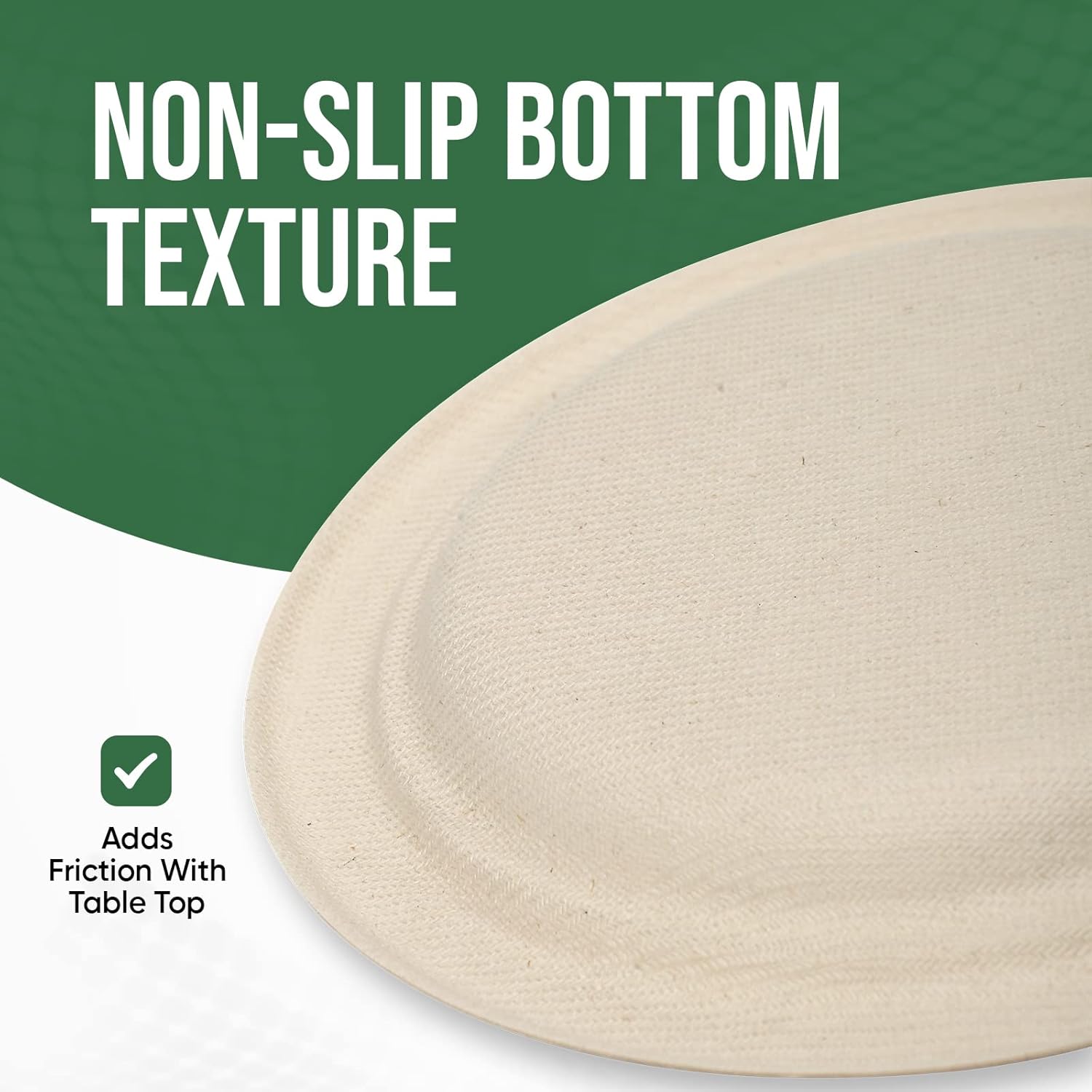 Paper Plates 6 Inches, 100 Pack Disposable Plates – 100% Compostable Plates, Water & Oil Proof Dessert Plates, Microwavable Small Paper Plates, Perfect Paper Plate For Party - Brown - Image 8