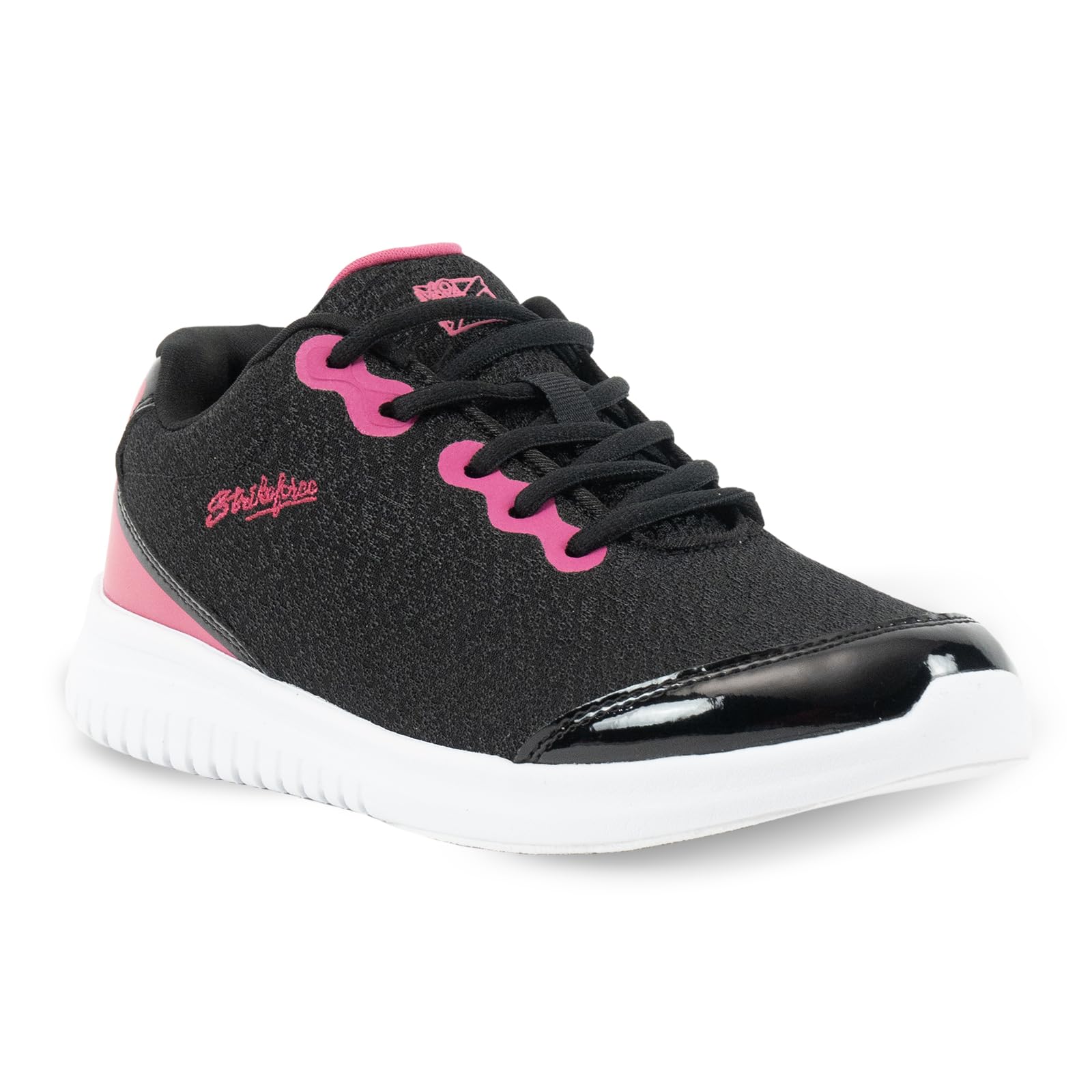 KR Strikeforce The Glitz Bowlingschuh für Rechts- oder Linkshänder, Schwarz/Magenta