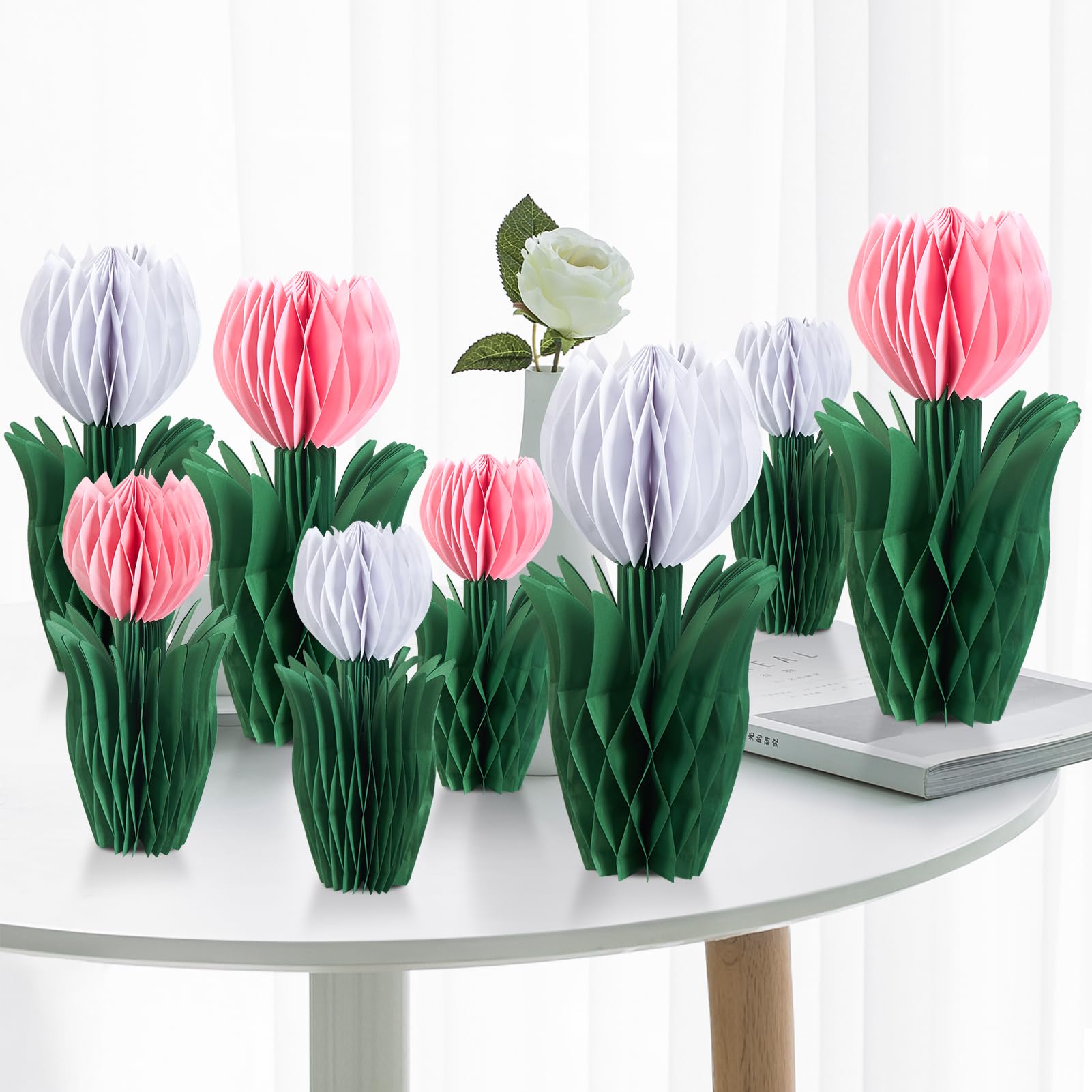 Bordo Per Bacheca Con Tulipani Colorati Primaverili – Decorazione Floreale Per Scuola, Classe E Feste – Rotolo Da 20 Metri X 7 Cm