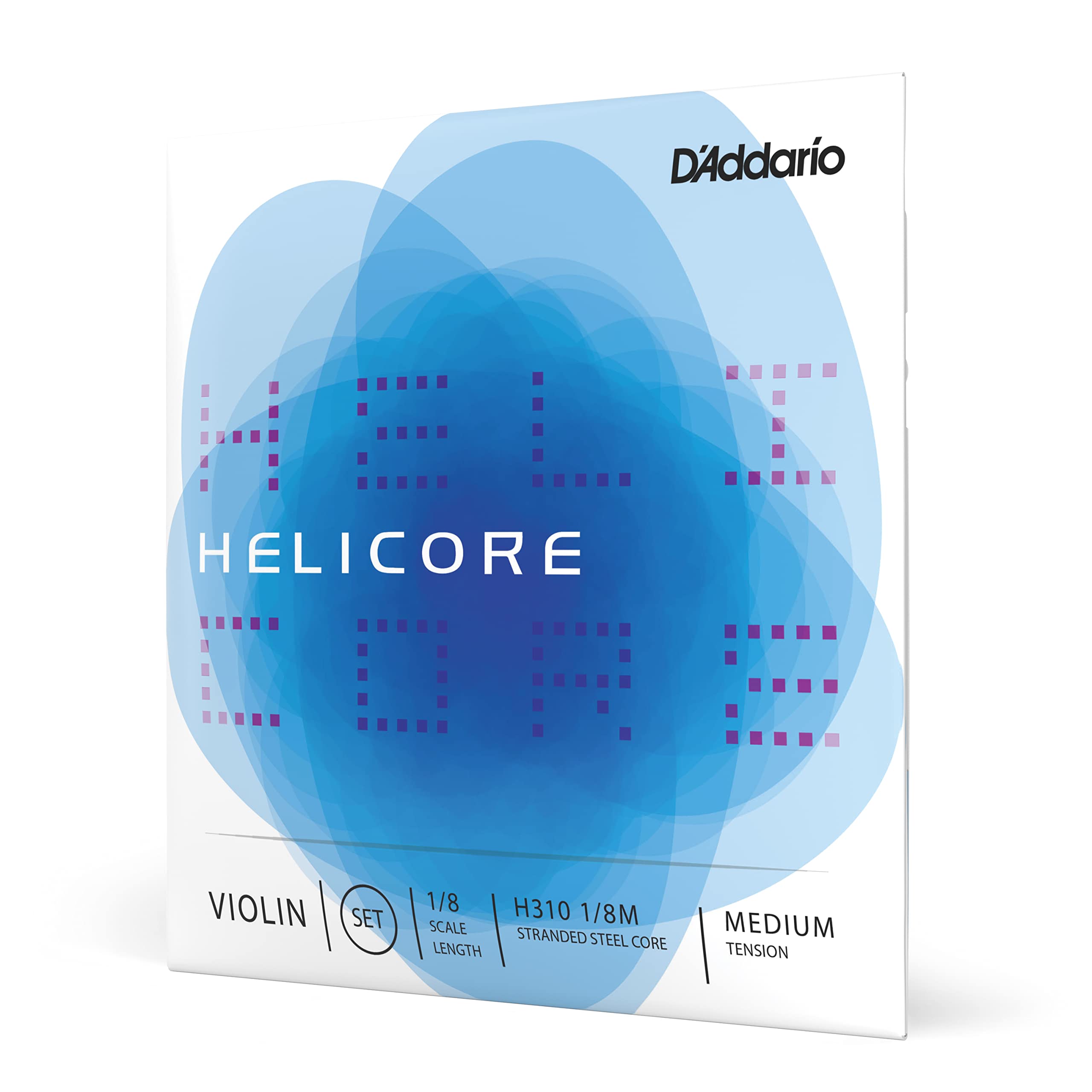 D'Addario Helicore zestaw strun skrzypcowych w skali 1/8 średniego napięcia