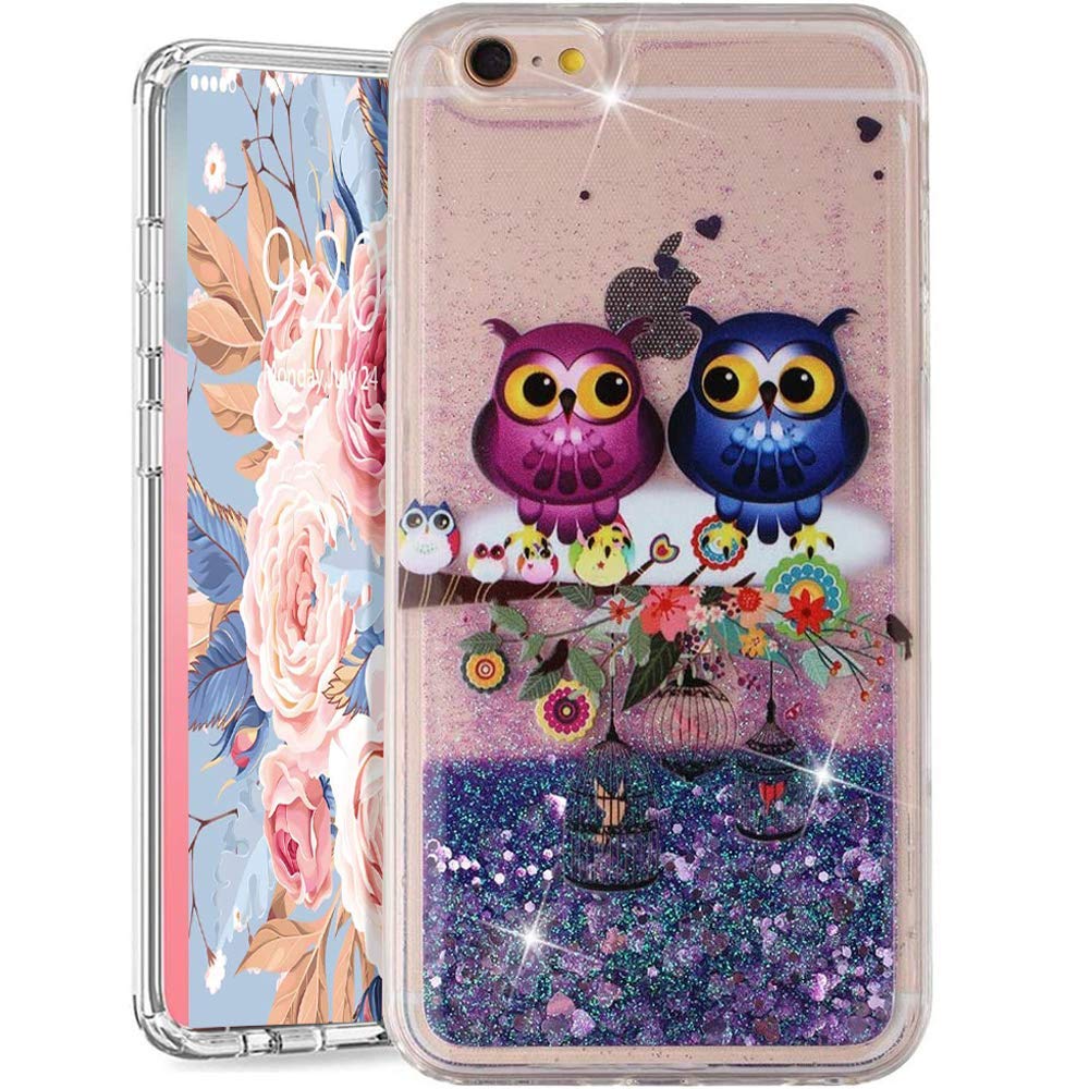Funda Iphone 8 Plus Protección 3 En 1 Funda IPhone 7 Plus/8 Plus Con Purpurina - TPU Antigolpes, 3 En 1, Verde Brillante Funda Decorativa Purpurina