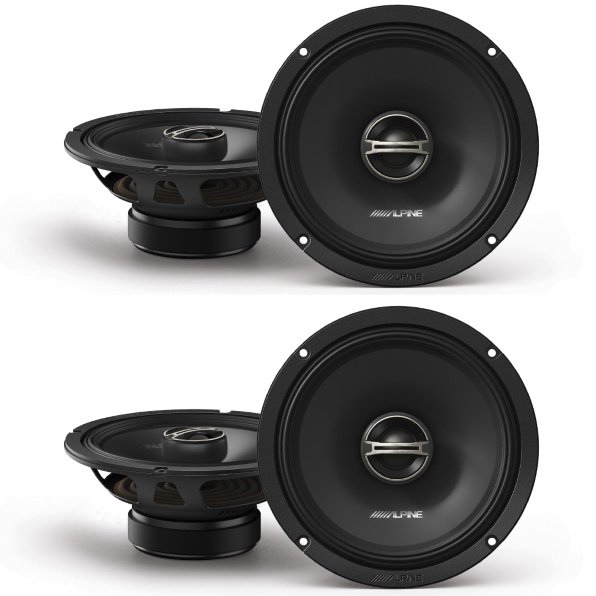 Amazon.com: Alpine DM-65-G 6.5-Inch 2-Way Coaxial Speakers with