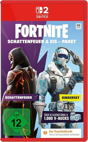 Fortnite Schattenfeuer & Eis -Paket (Download-Code in der Box) - Switch 2