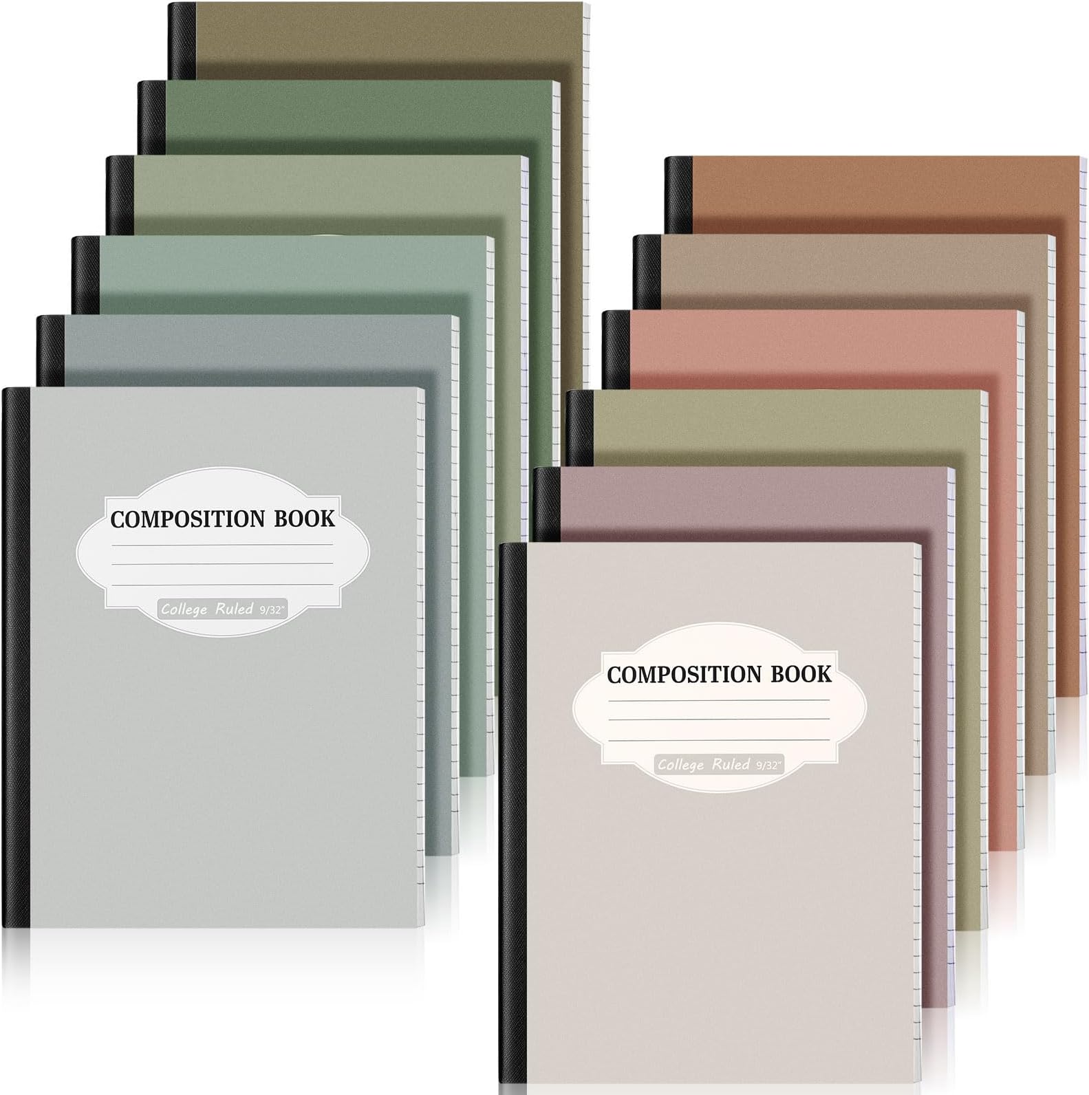 Aazon.co : YEEBAY Spiral Notebook, 5.7" X 8.3" College Ruled Notebook