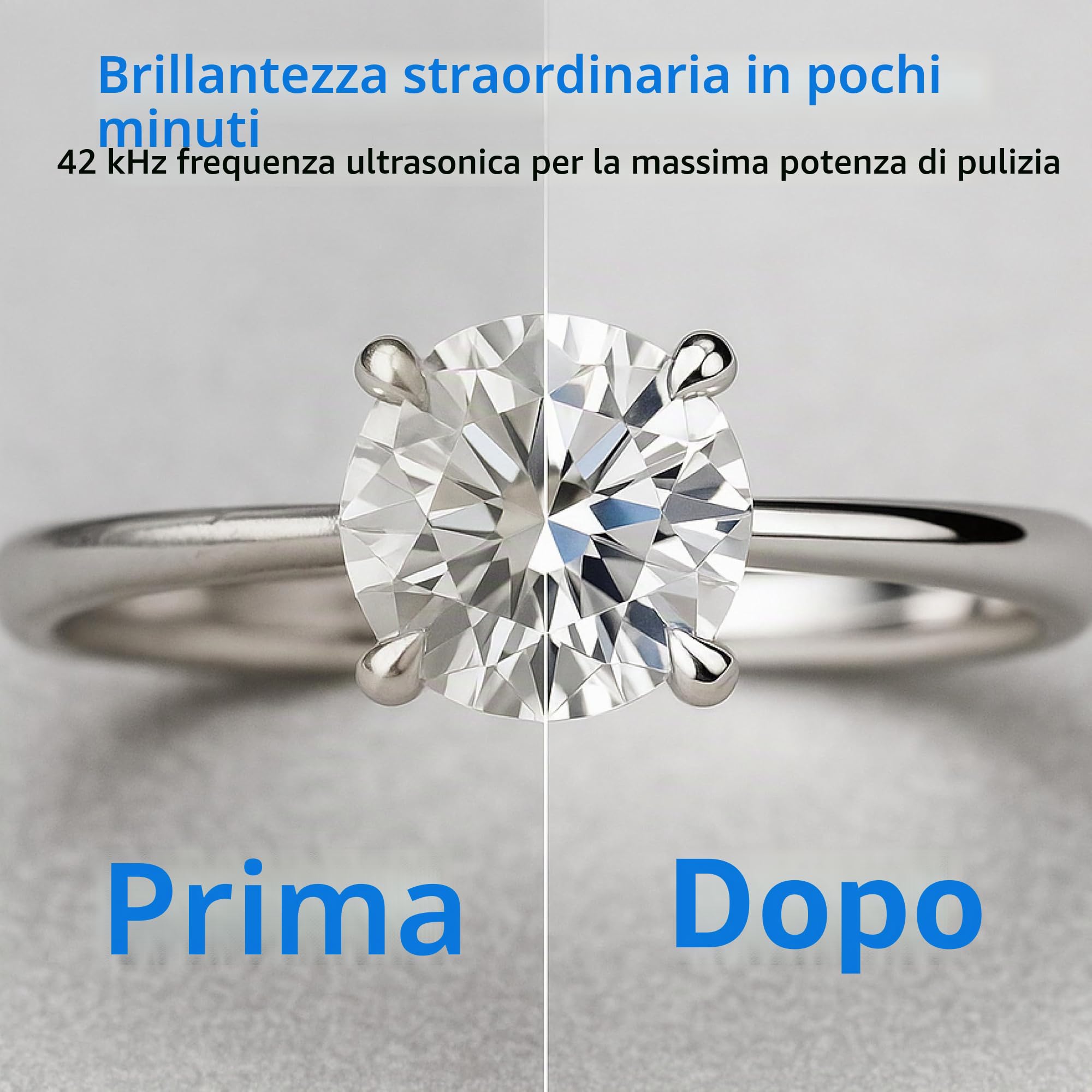 Magnasonic Pulitore a Ultrasuoni - Vasca in Acciaio Inox da 20 oz, Timer Digitale, 5 Modalità di Pulizia, Pulitore a Ultrasuoni per Gioielli per Tutti i Gioielli, Occhiali, Orologi, Dentiere, Retainer