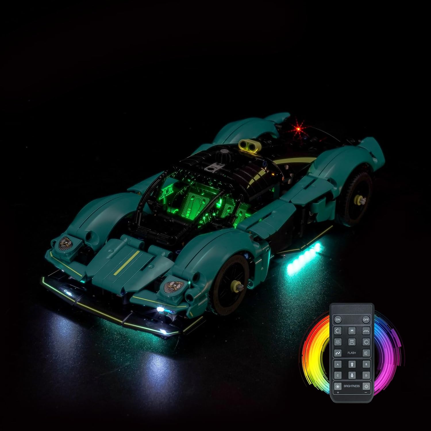 LED Lighting Compatible with Lego Technic Aston Martin Valkyrie 42208，Light Kit Compatible with Lego The Main Tower Castle 42208, NOT Included The Model Set - JUST Lights