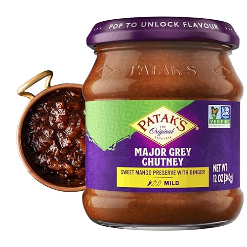 Patak's Major Grey Chutney, 12 onzas líquidas