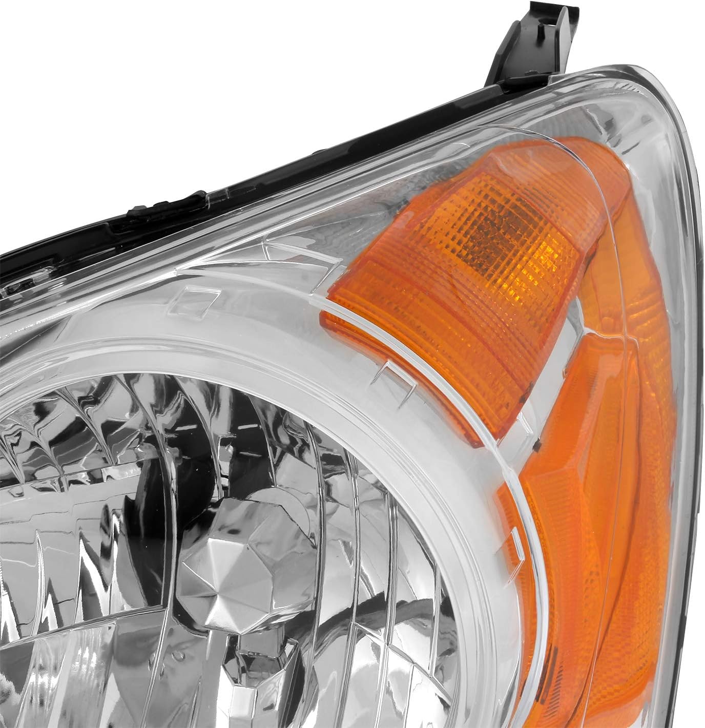 AKKON - Fits 2008 2009 2010 Honda Odyssey Van Front Chrome Housing Headlights Headlamps Assemblies Replacement