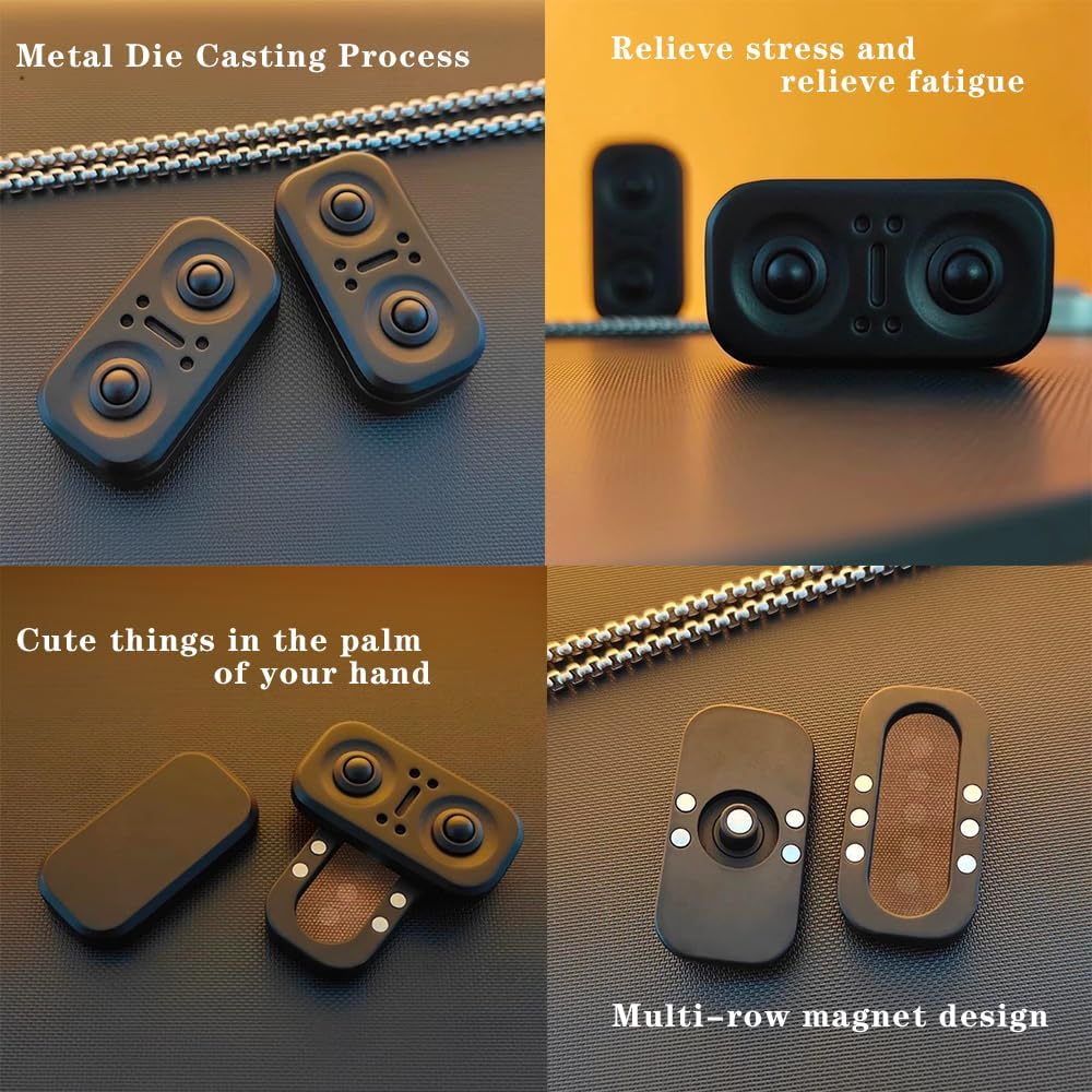 Fidget Toys Adults Metal Fidget Slider Magnetic EDC Haptic Fidget Toys for Adults