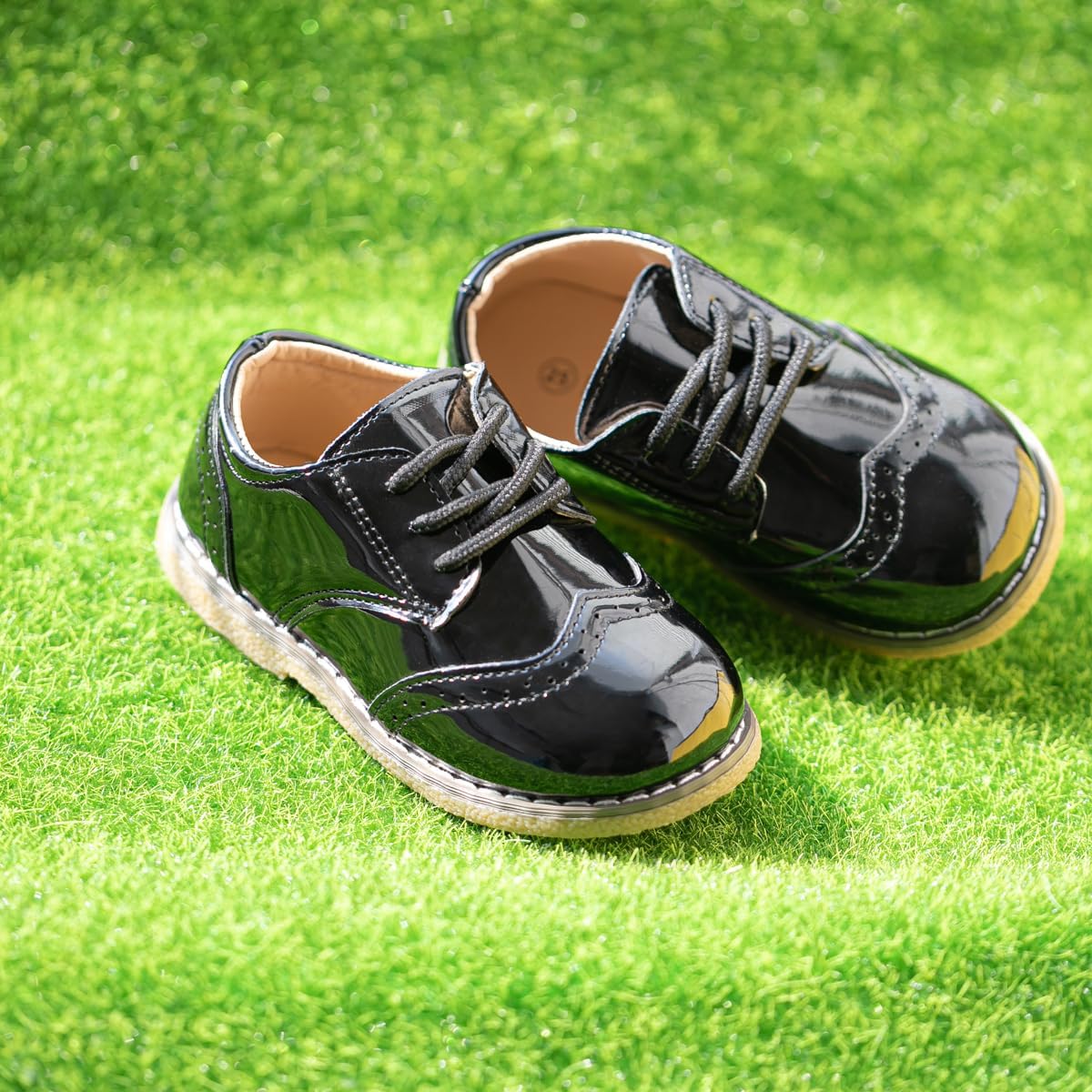 Casazoe Boys Girls Oxford Wedding Dress Shoes Classic School Uniform Flats Formal Casual Loafer for Toddler Little Kid - Image 6