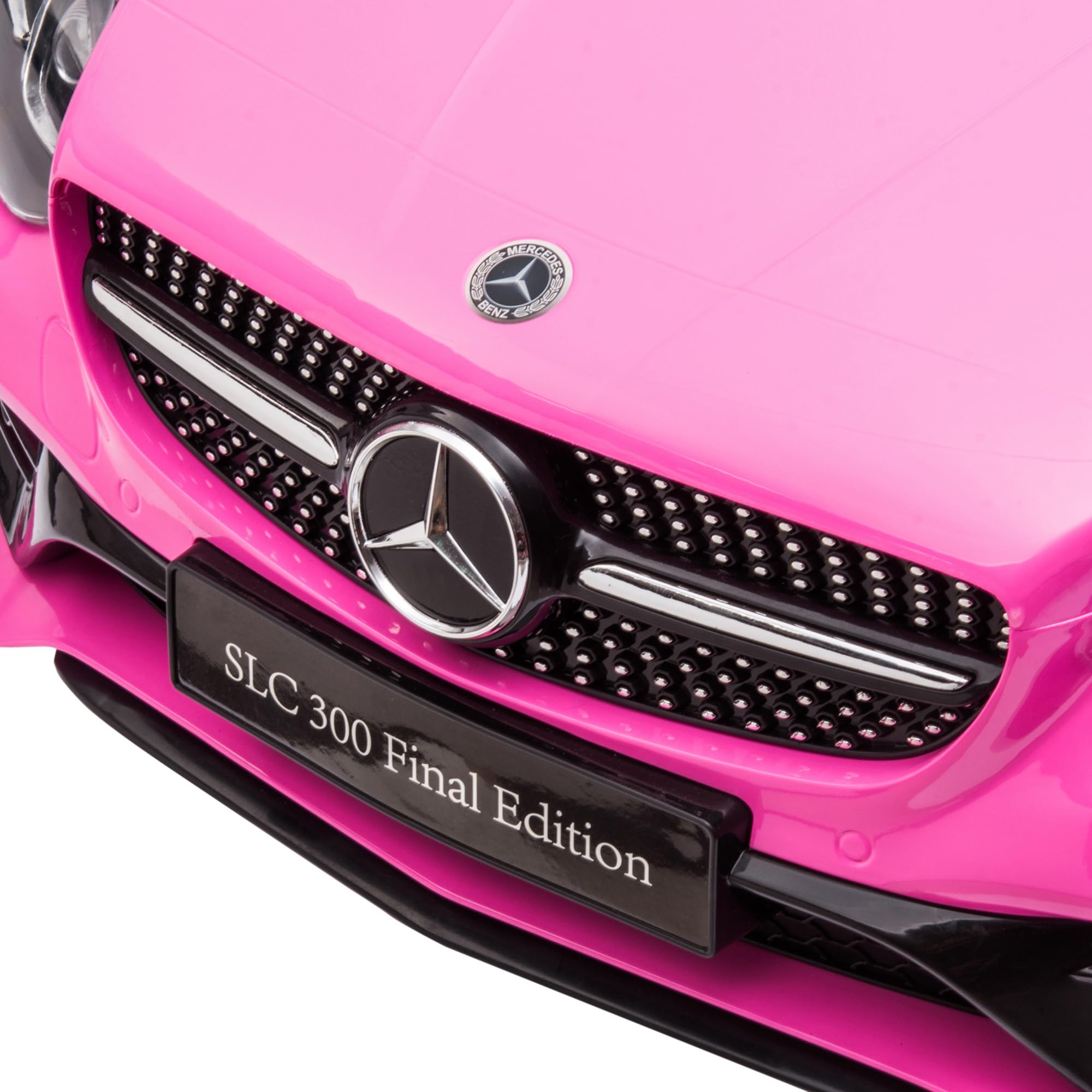 AIYAPLAY Mercedes SLC 300 Coche Eléctrico 12V Niños +3 Años Mando a Distancia 2,4G Rosa