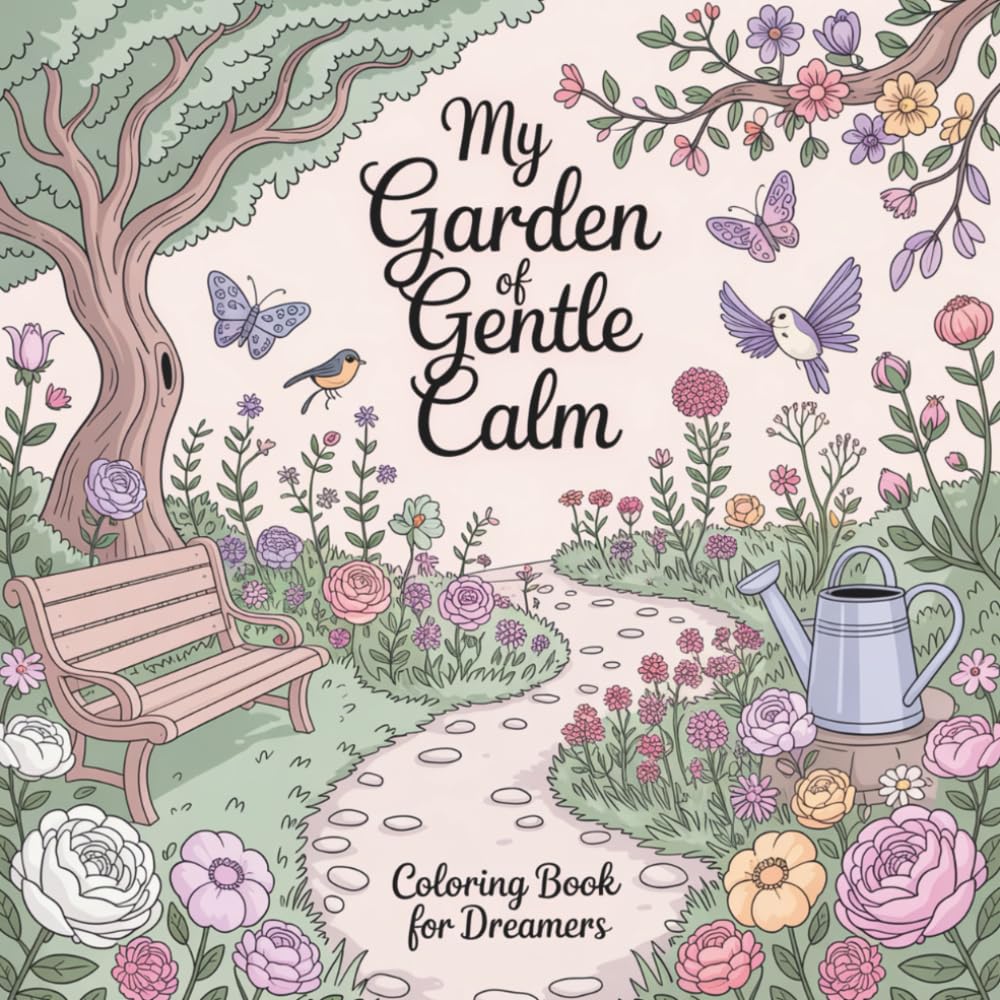 My Garden of Gentle Calm: Coloring Book for Dreamers