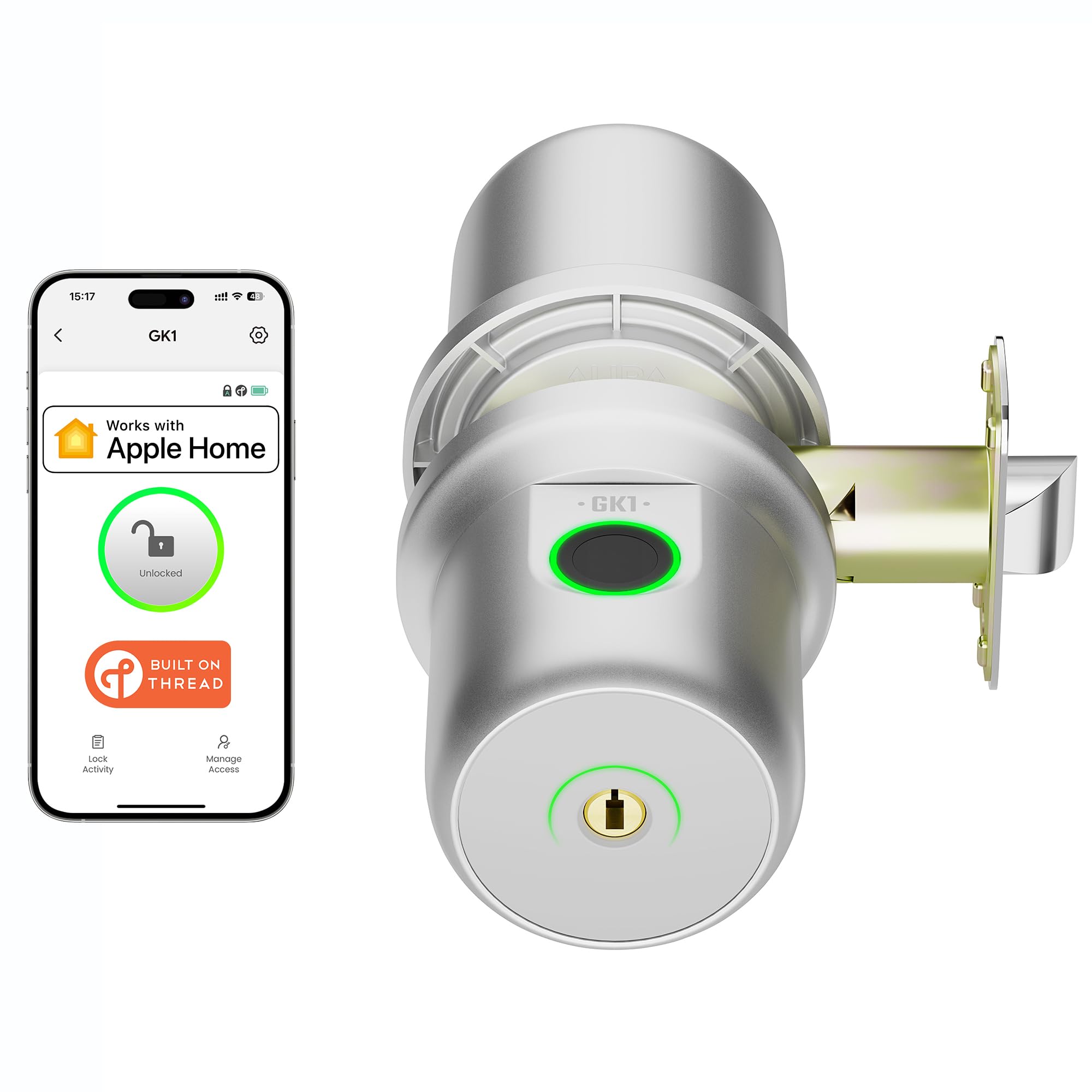 ThorBolt Smart Fingerprint Door Knob - HomeKit -1
