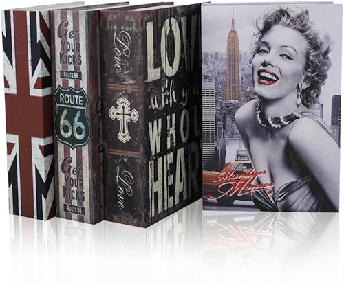 Miniatura 6 de Caja fuerte para libro de diversión, caja de seguridad secreta de diccionario con cerradura de combinación, libro de desviación oculto (llave de