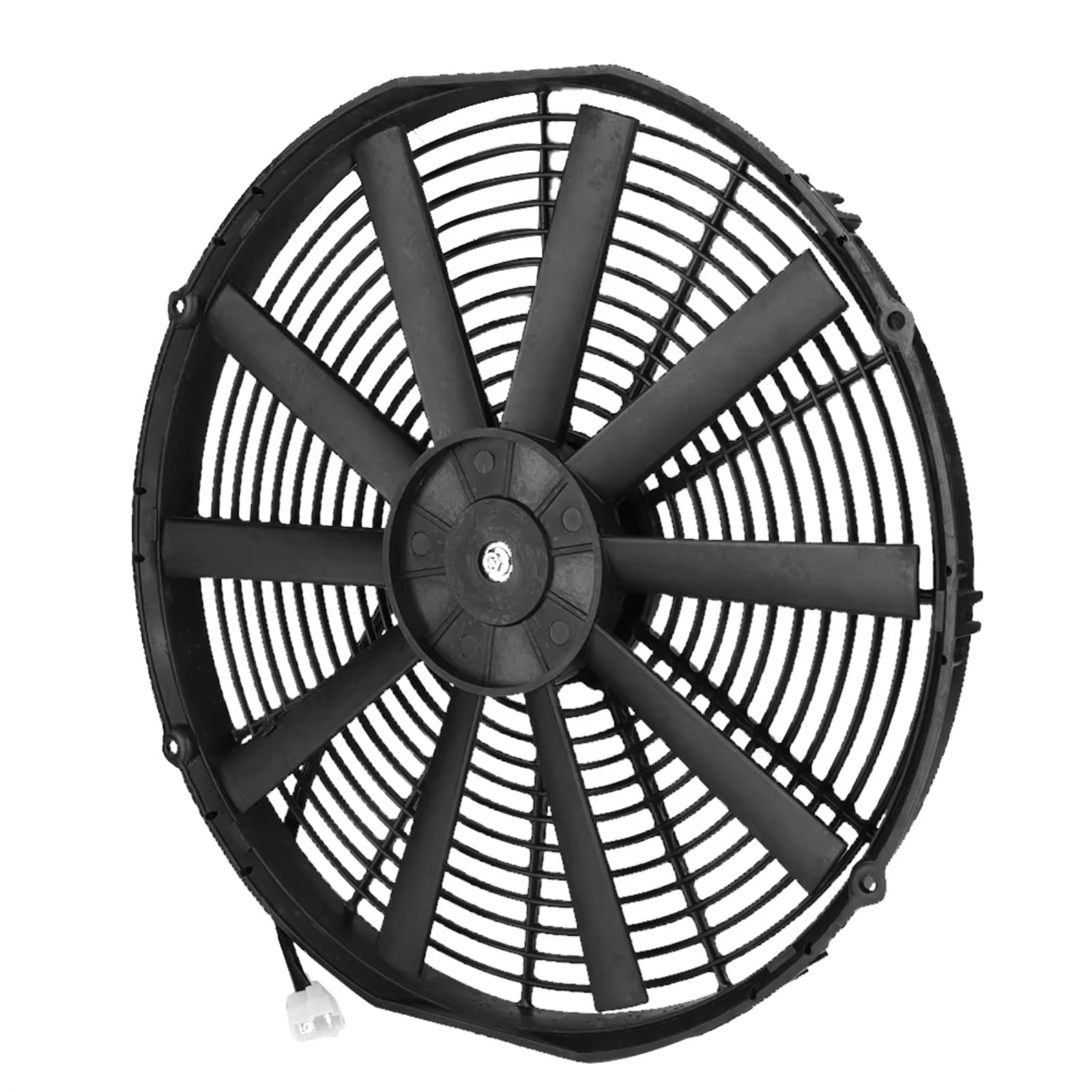 Refroidissement Universel 12V 120W 16 Pouces Lame Droite Pour Voiture Connseur Climatiseur Ventilateur Refroidissement Électrique Radiateur Moteur Ventilateur Radiateur