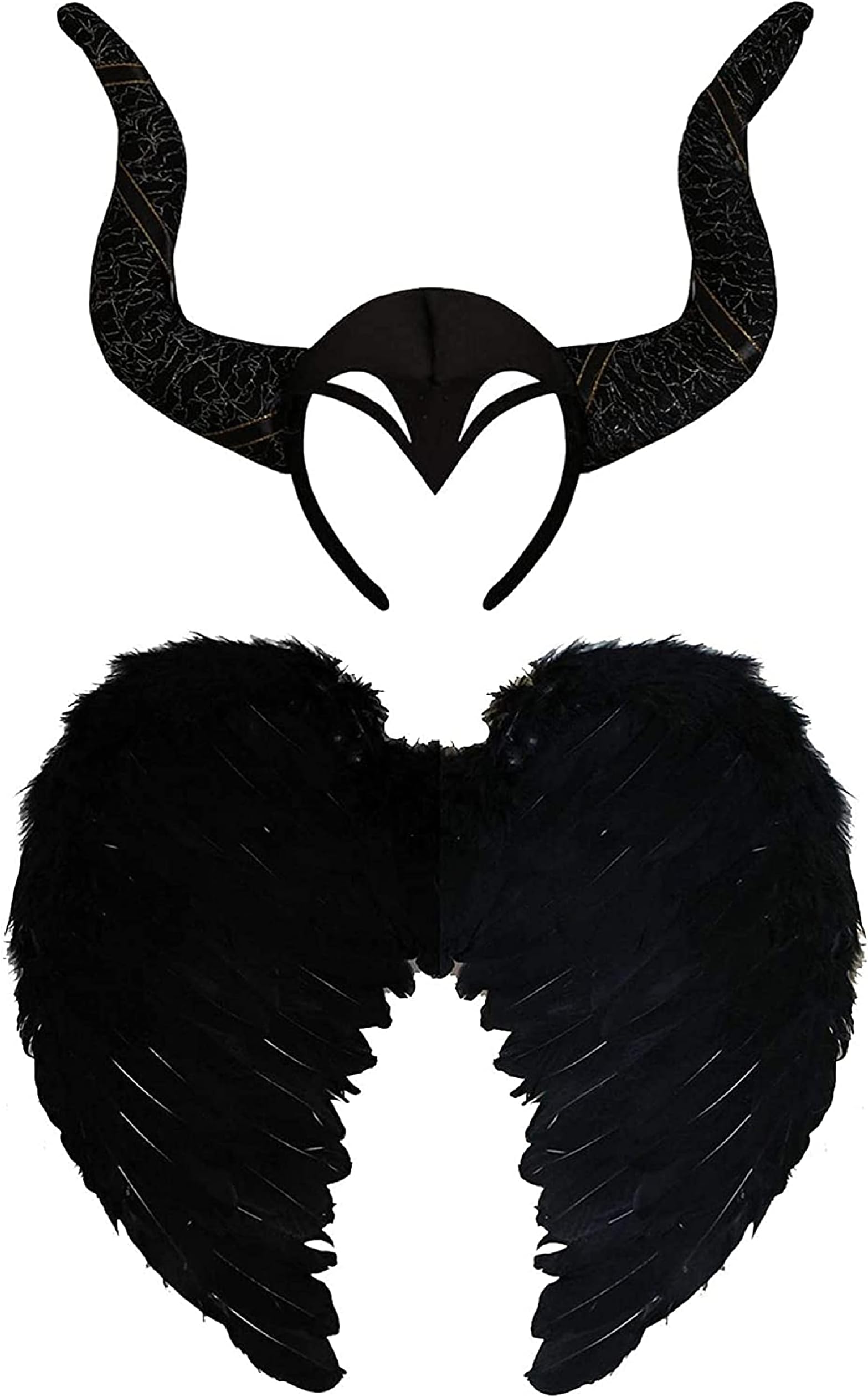 I LOVE FANCY DRESS Dark Fairy Halloween Costume - Adults Witch Halloween Accessory Costume Kit