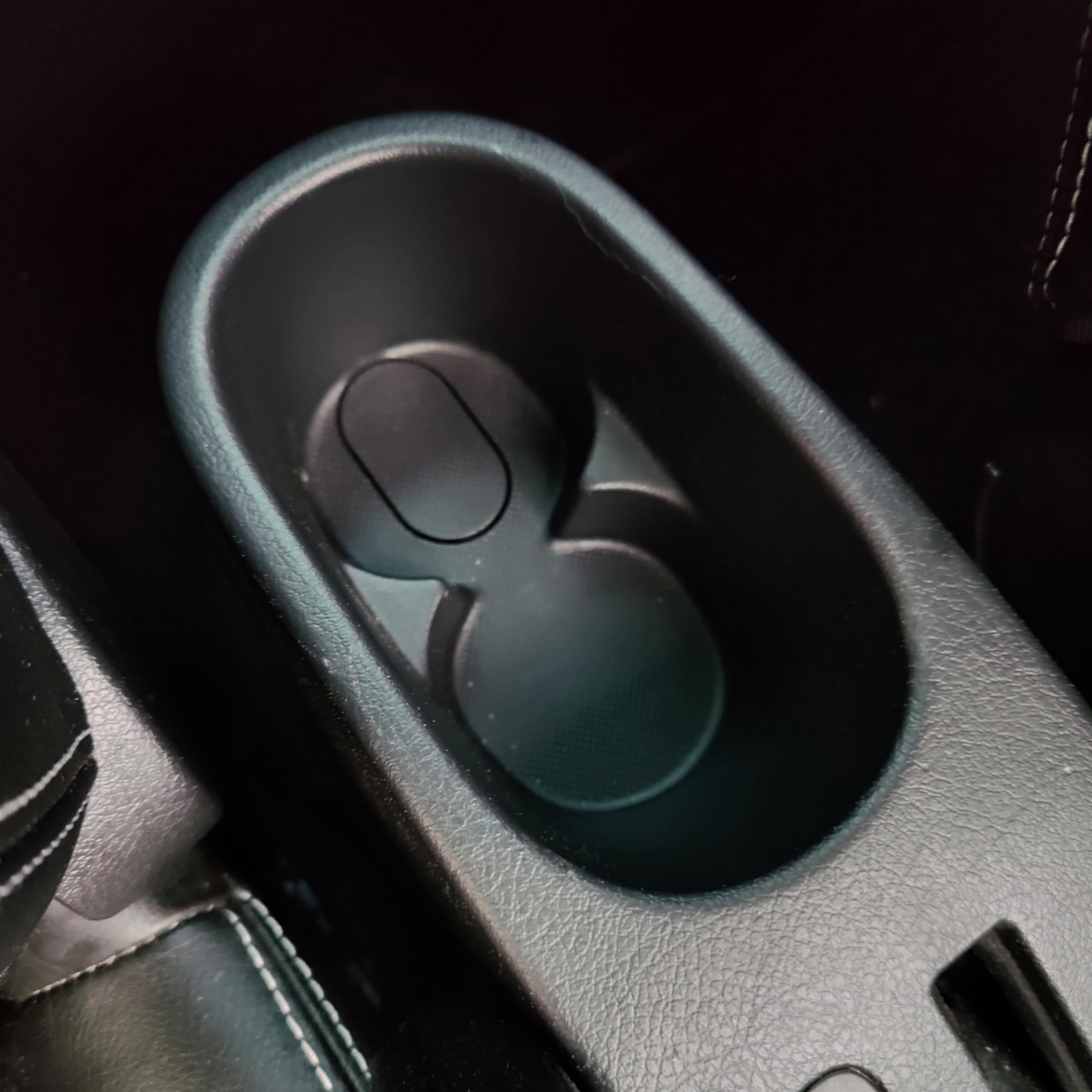 ZENVI Repose-bras Compatible with Peugeot 207 Accoudoirs 207 CC Console Centrale Accoudoir Bicouche Espace Rangement Peut Etre Utilise Comme Coudiere Pour Conducteur（style noir）