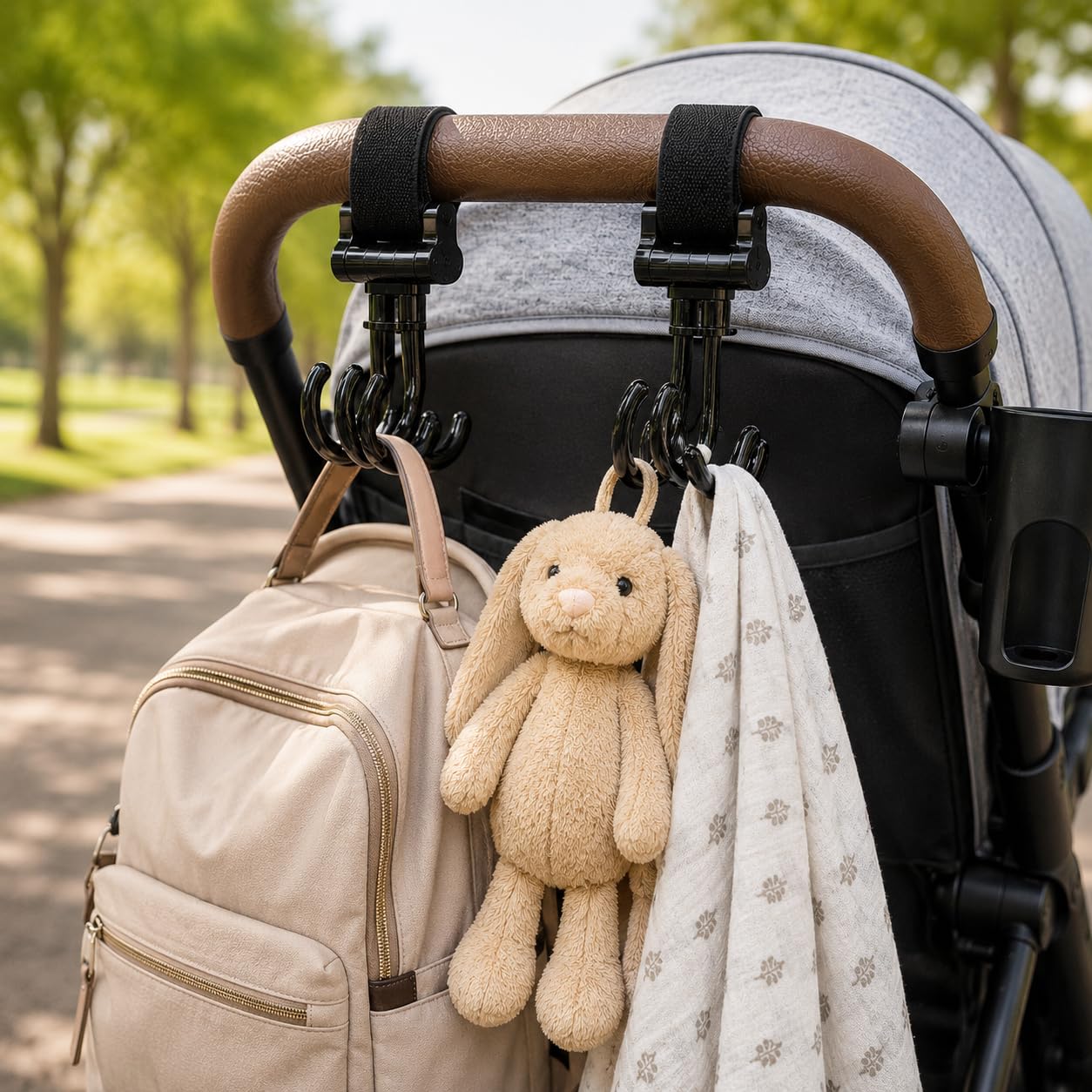Hoovy Universal Stroller Hook, 2 Pack