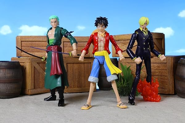BANDAI Figura Anime Heroes de Luffy One Piece de 17 cm, Multicolor (Modelo 37008) - Coleccionable - 2