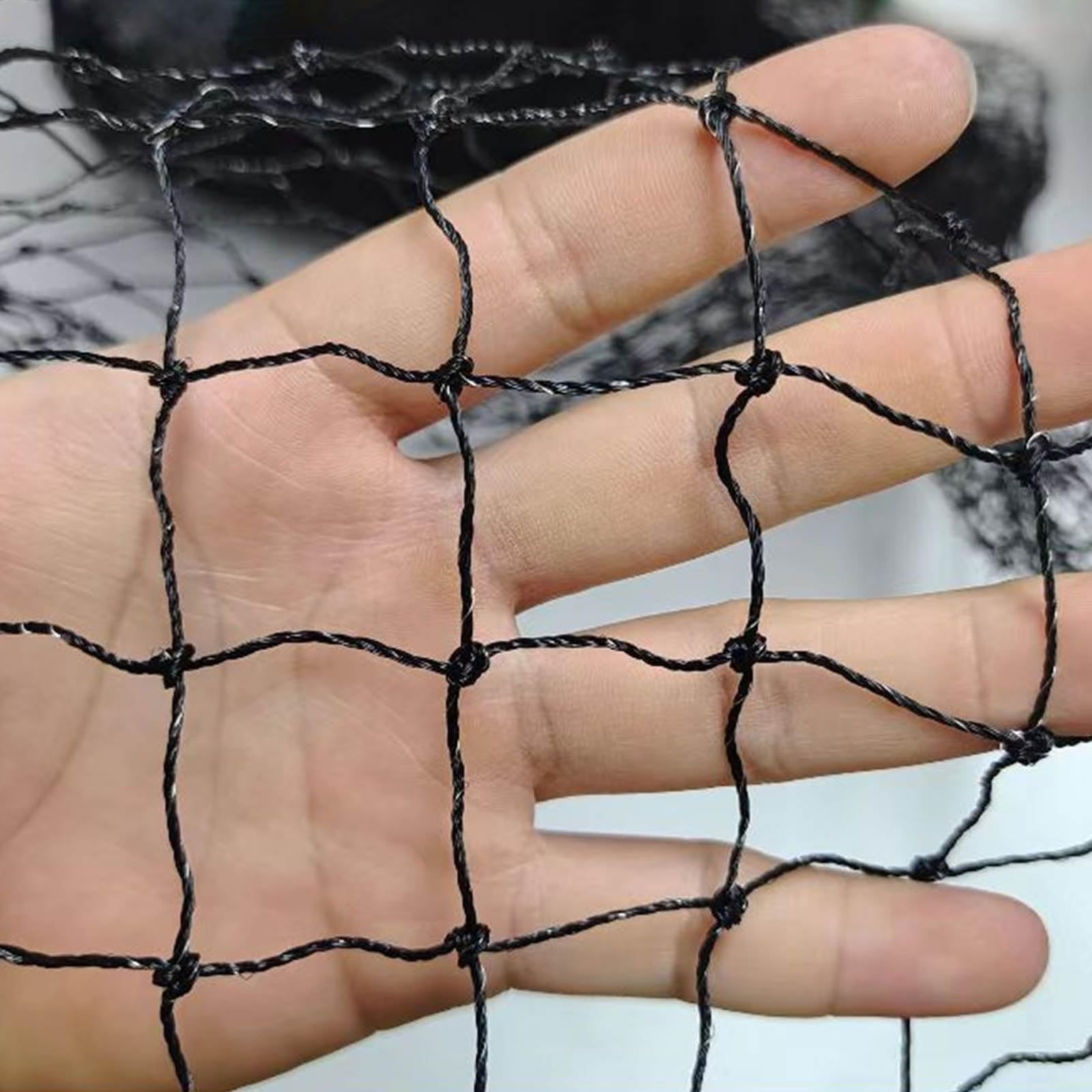 FOLODA Schutzkatze Sicherheitsnetz Für Fenster Und Balkone Stahldraht Verstärkte PETTE Sicherheitsbarriere Einstellbare Katzennetz