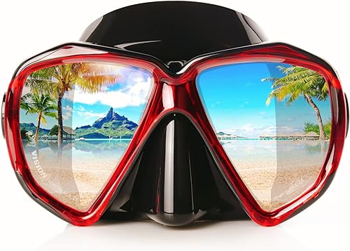 Miniatura 8 de Máscara de buceo panorámica HD para natación, gafas de buceo antivaho, máscara de buceo de vidrio templado, gafas de natación para adultos y jóvenes