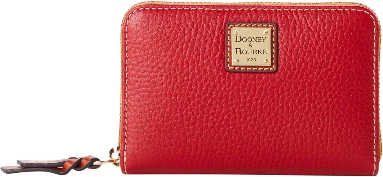 Dooney & Bourke Pebble Grain Medium Zip Around Wallet