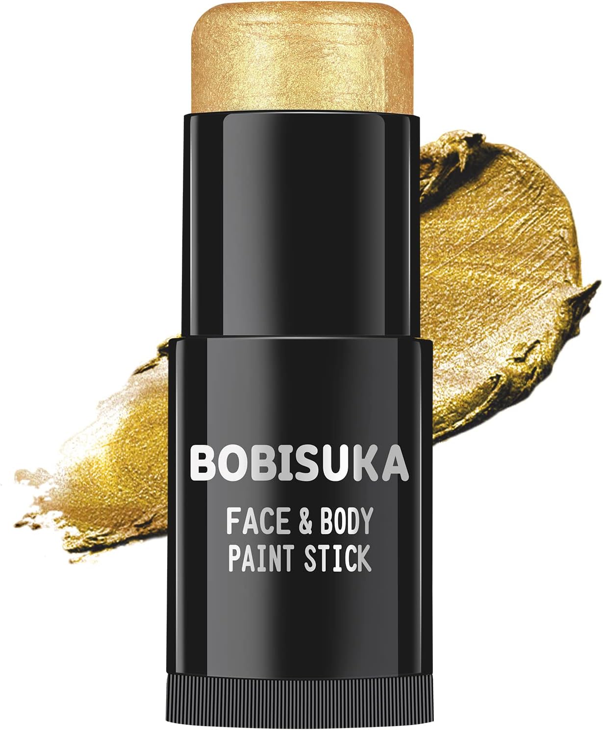 Gold Face Paint Stick, Waterproof Metallic Golden Full Body Paint Sticks, Blendable Painting Kit for Halloween Makeup SFX Cosplay Special Effects Fancy Parties Cosplay Costume Stage