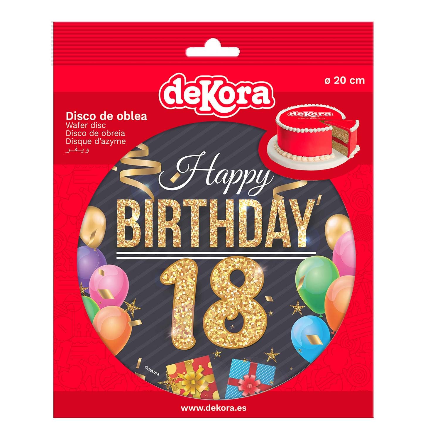 Ostia commestibile di Minnie Mouse rosa 14,8 x 21 cm - Dekora per 3,00