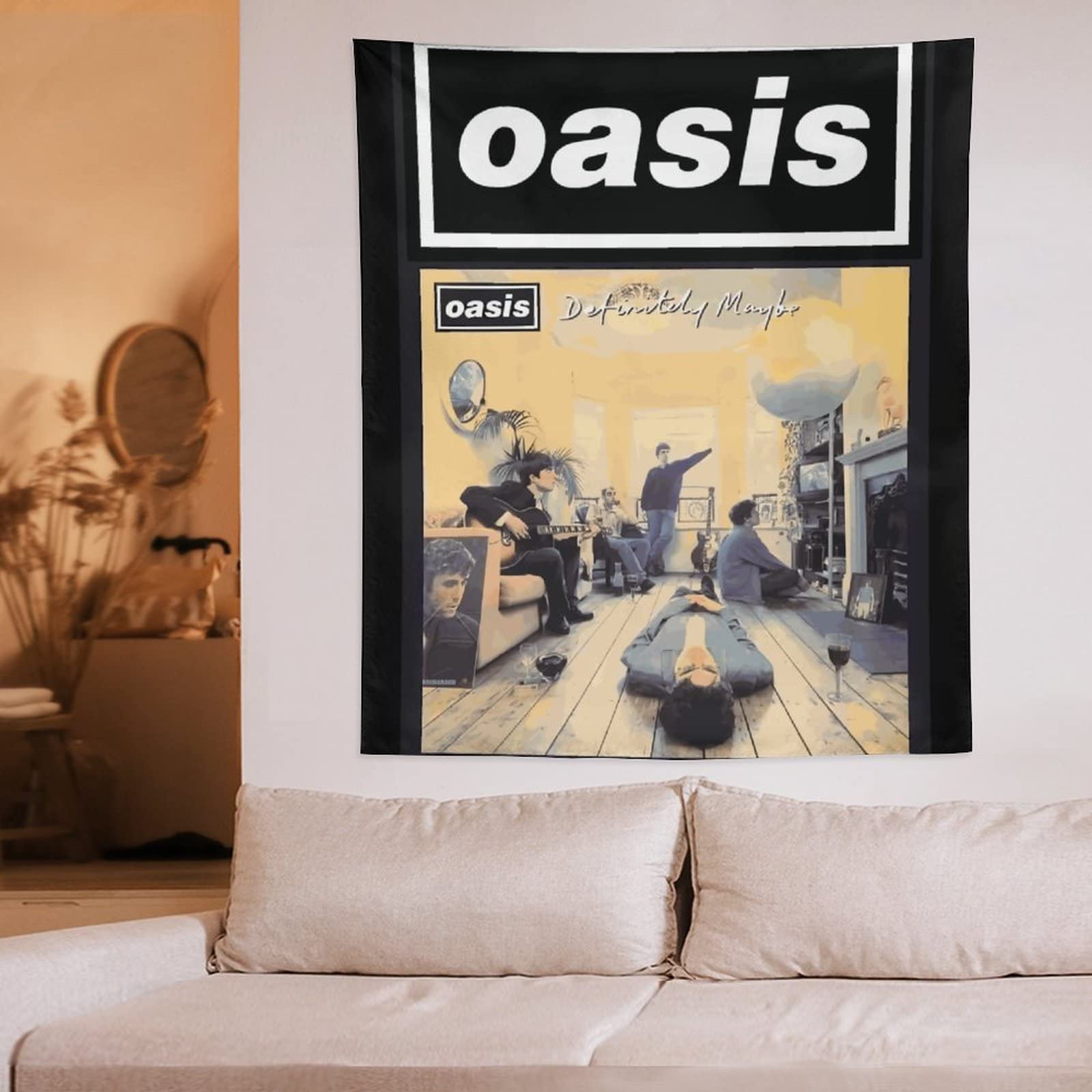 Amazon.co.jp: タペストリー オアシス OASIS バンド 壁掛け 壁画 壁