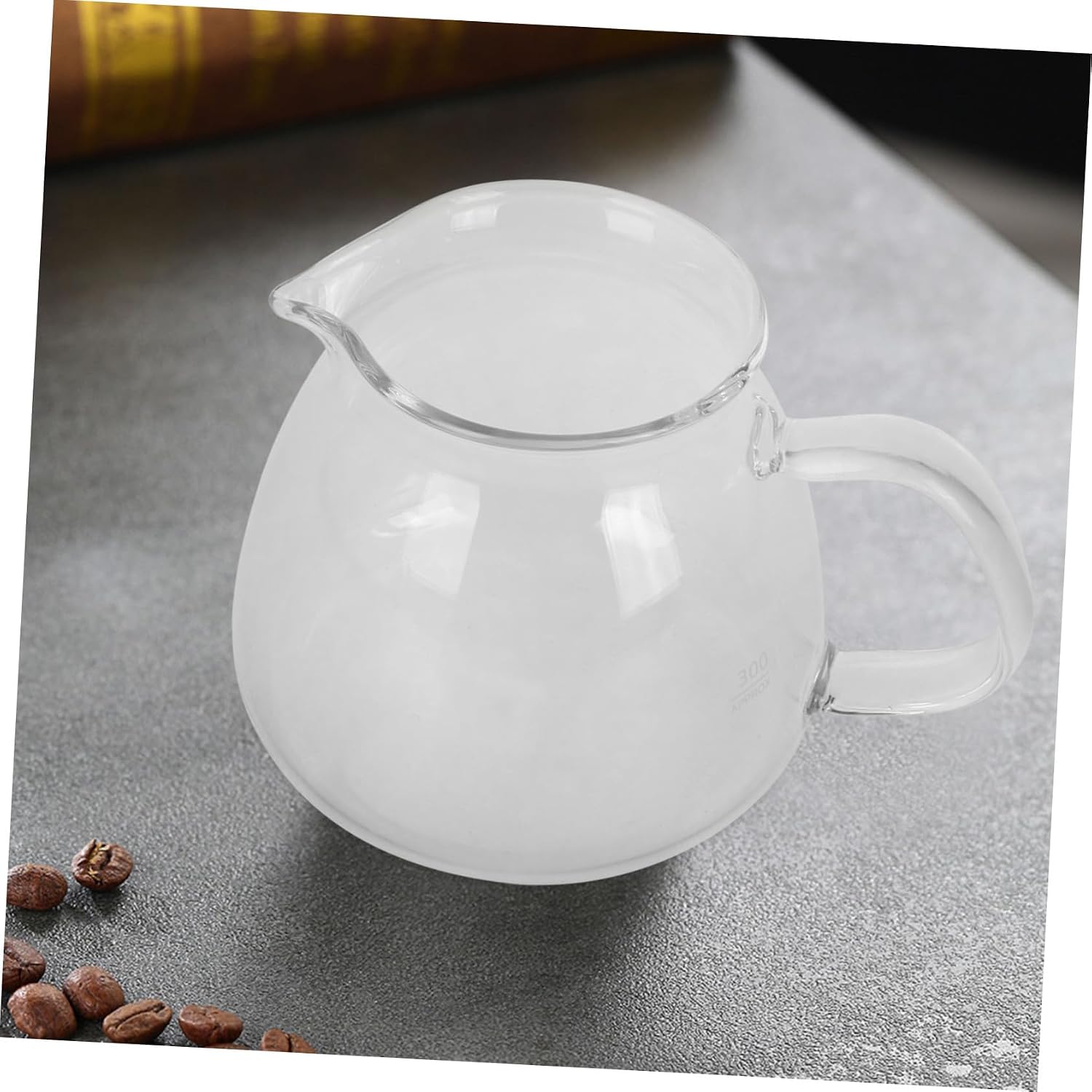 Glass Coffee Pot with Elegant Design Manual Coffee Server for Home Brewing and Cold Brew Stylish Clear Glass Tea Steeper