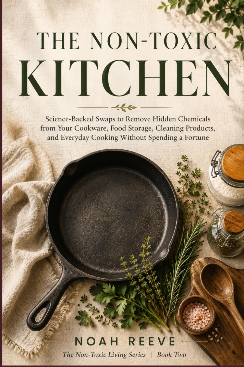 The Non-Toxic Kitchen: Science-Backed Swaps to Reduce Everyday Chemical Exposure from Your Cookware, Food Storage, Cleaning Products and Everyday ... a Fortune (The Non-Toxic Living Series)