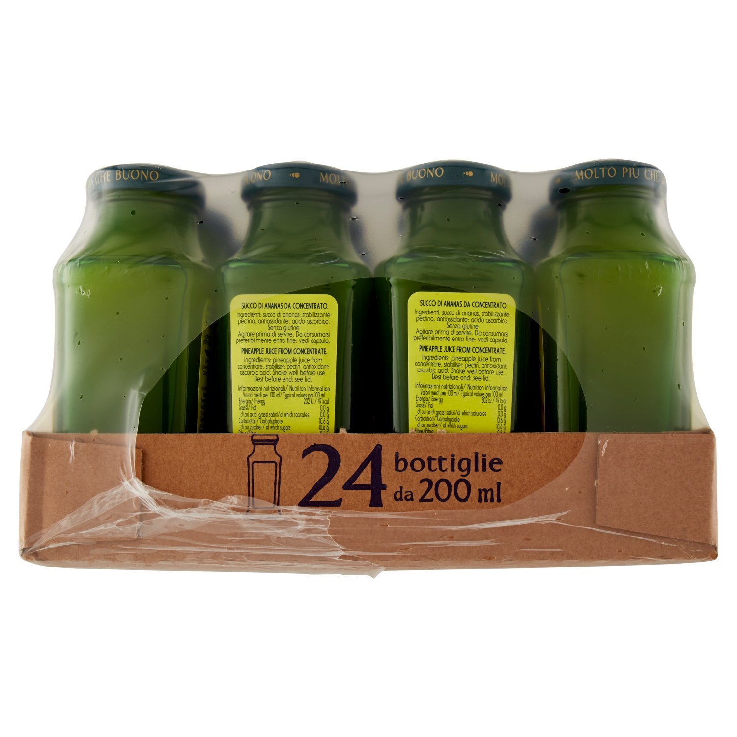 Yoga ananas 100% cl.20, confezione da 24 bottiglie