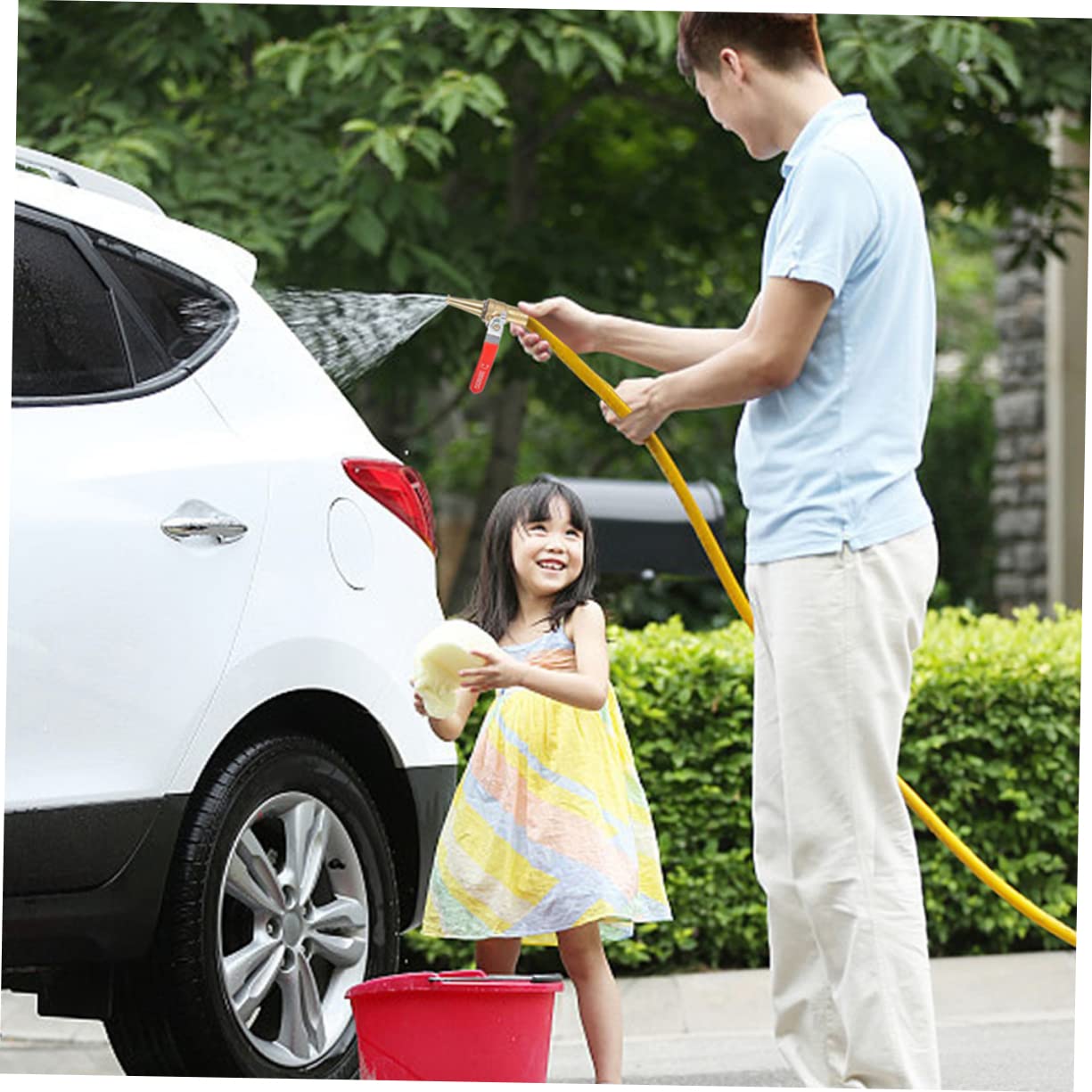 BESPORTBLE 4pezzi Ugello Per Ad Pressione Ugello Per Irrigazione e Lavaggio Auto e Resistente e Per Giardinaggio e Pulizia Esterni