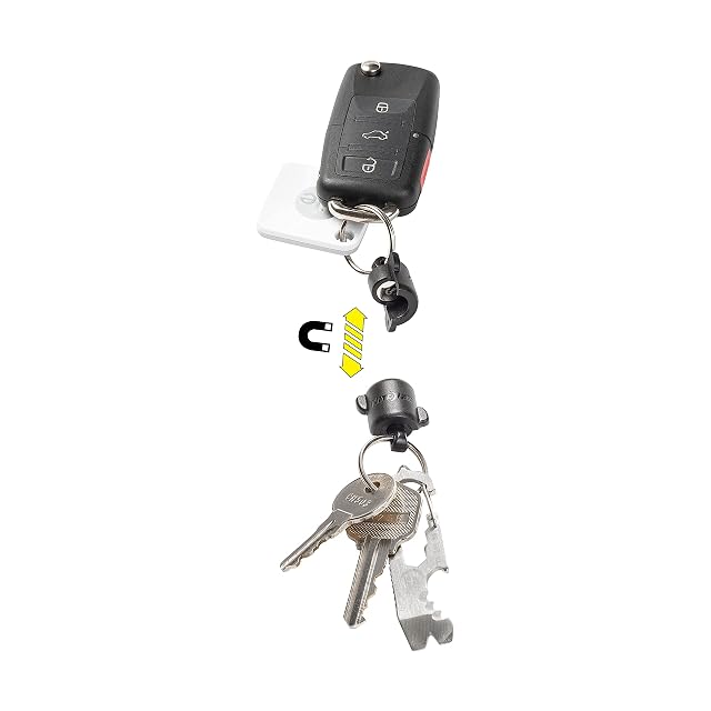 Foto 4 de 8 de Nite Ize llavero 360 magnético rápido conector, anillos divididos de bloqueo magnético para llaves