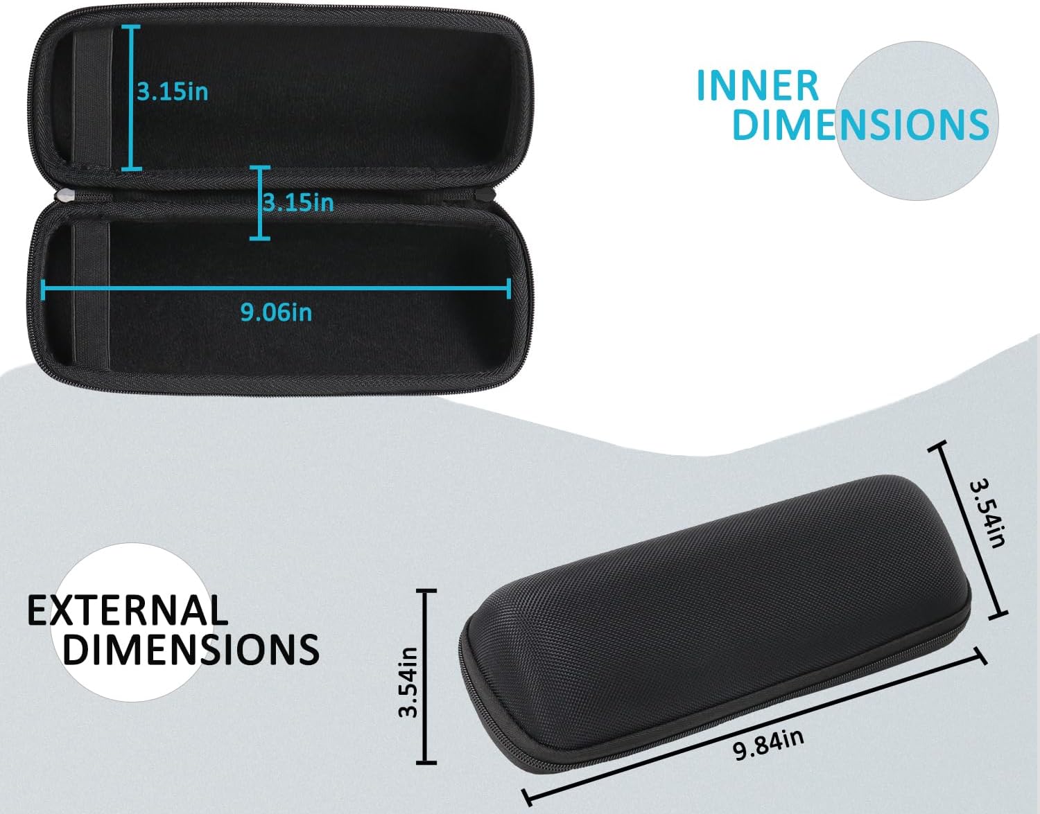 Hard Case Compatible with Vanzon v40 Portable Bluetooth Speaker - Image 2