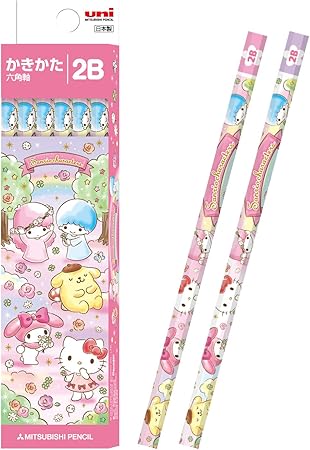 Amazon 三菱鉛筆 鉛筆 ハローキティ 2b 1ダース 紙箱 K56005 六角srm 文房具 オフィス用品 文房具 オフィス用品