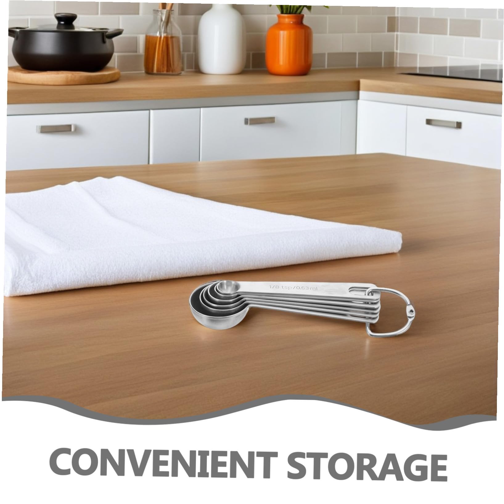2 ensembles Set de Ustensiles Cuisine Inox Tasses et Cuillères Doseuses Acier Inoxydable pour Mesurer Liquides et Poudres Cuisine et Pâtisserie