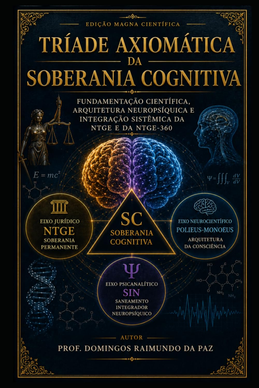 TRÍADE AXIOMÁTICA DA SOBERANIA COGNITIVA: Fundamentação Científica, Arquitetura Neuropsíquica e Integração Sistêmica da NTGE e da NTGE-360 (EDIÇÃO CIENTÍFICA - NOVA TEORIA GERAL DO ESTADO)