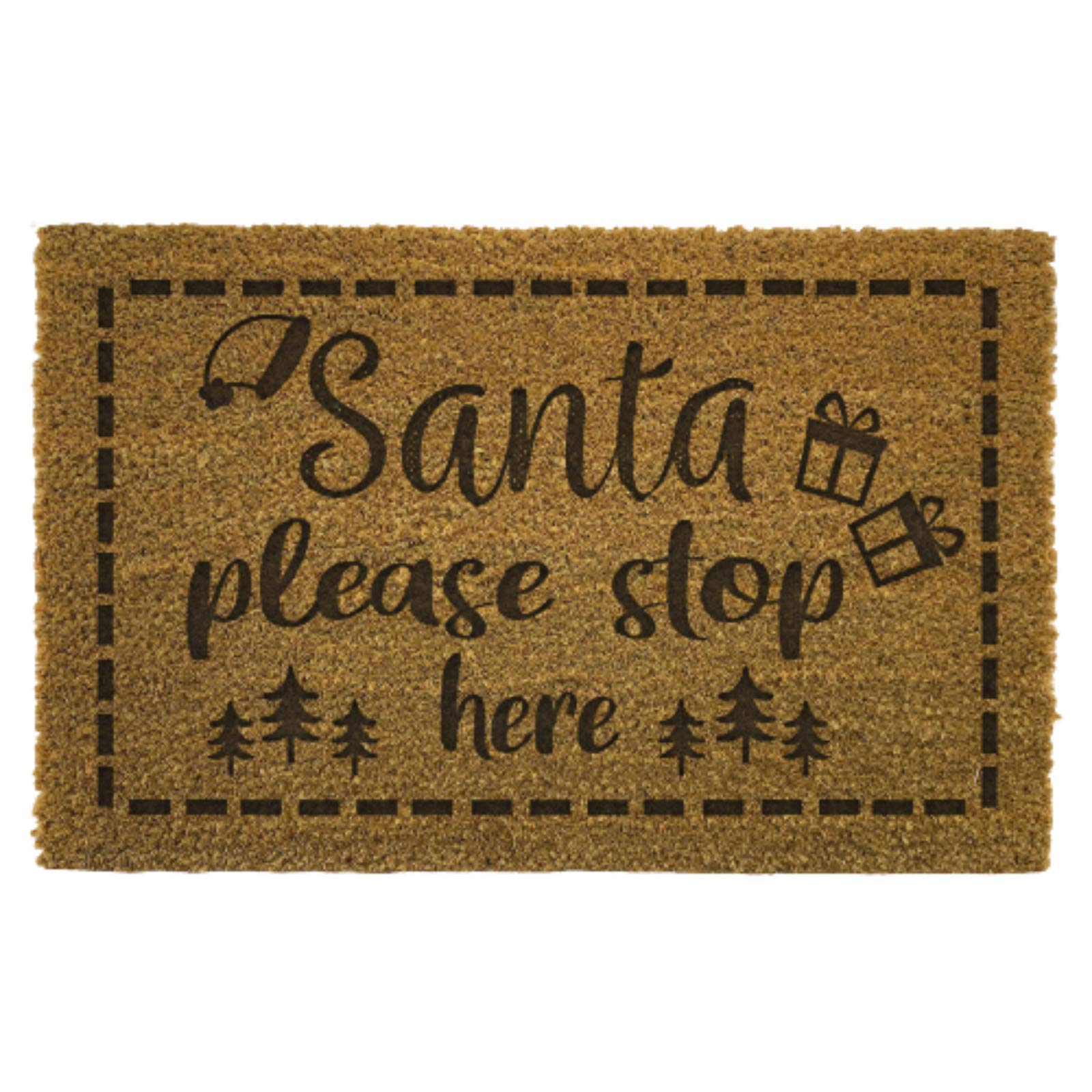 Be-Creative Paillasson personnalisé en fibre de coco / Paillasson de Noël / Paillasson de Noël – (Paillasson de Noël) JS2