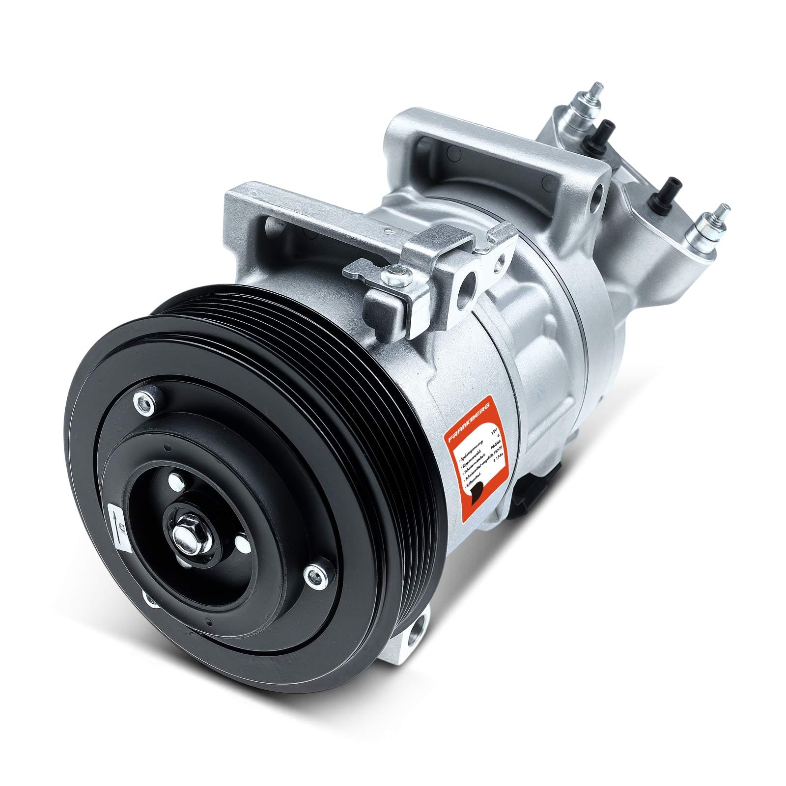 Frankberg Compressore dell'aria condizionata con frizione Compatibile con Berlingo Multispace B9 308 CC 4B 308 SW I 4E 4H C4 Cactus 3008 MPV 0U Replace# 9676862380, compreso l'olio preconfezionato