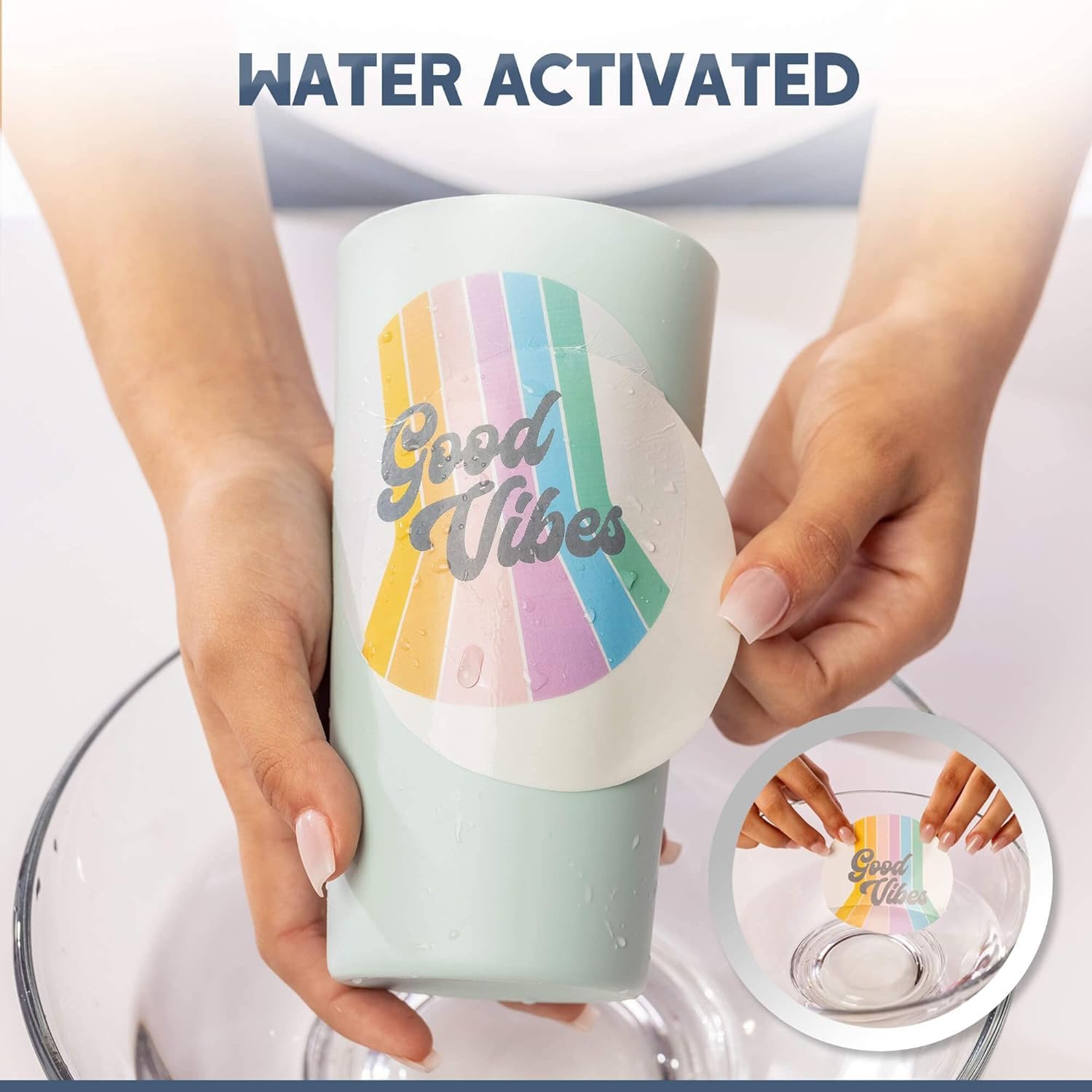 Tatmods Waterslide Decal Paper Classic 2.0 INKJET CLEAR 50 Sheets Premium Water-Slide Transfer Transparent, Printable, A4 Size 170 GSM